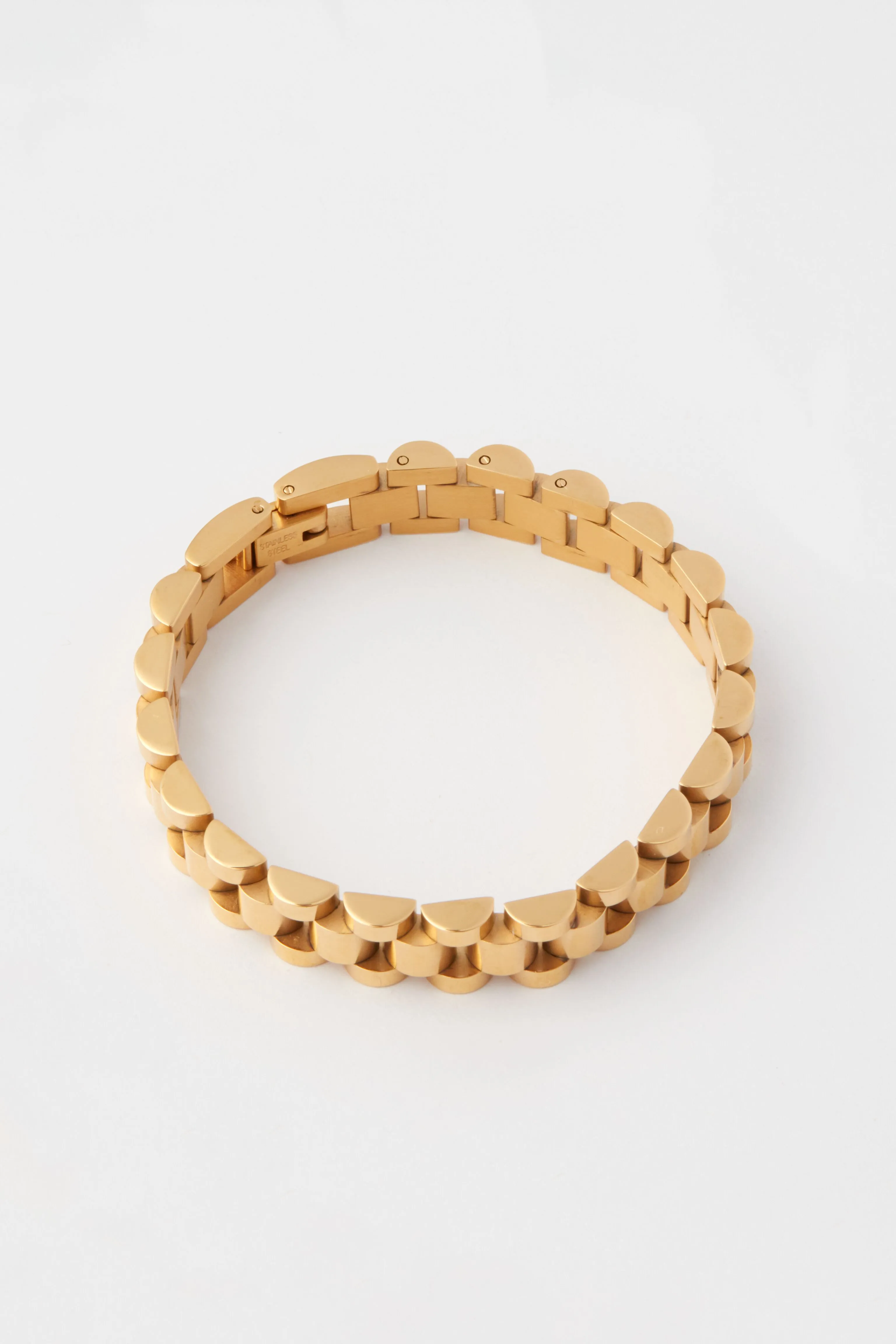 Gold Thin Time Bracelet sold by Tuckernuck