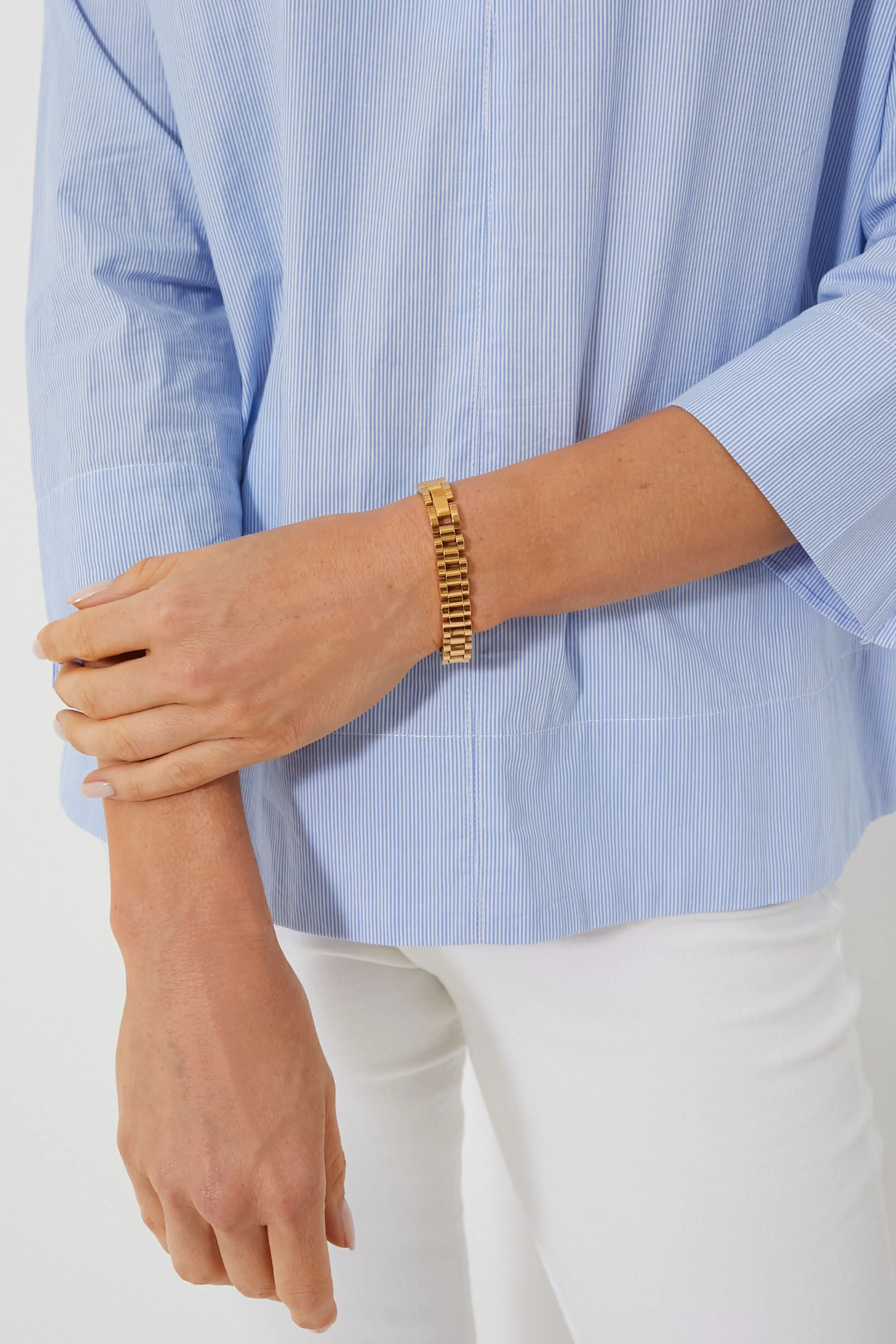 Gold Thin Time Bracelet sold by Tuckernuck product image thumbnail 2