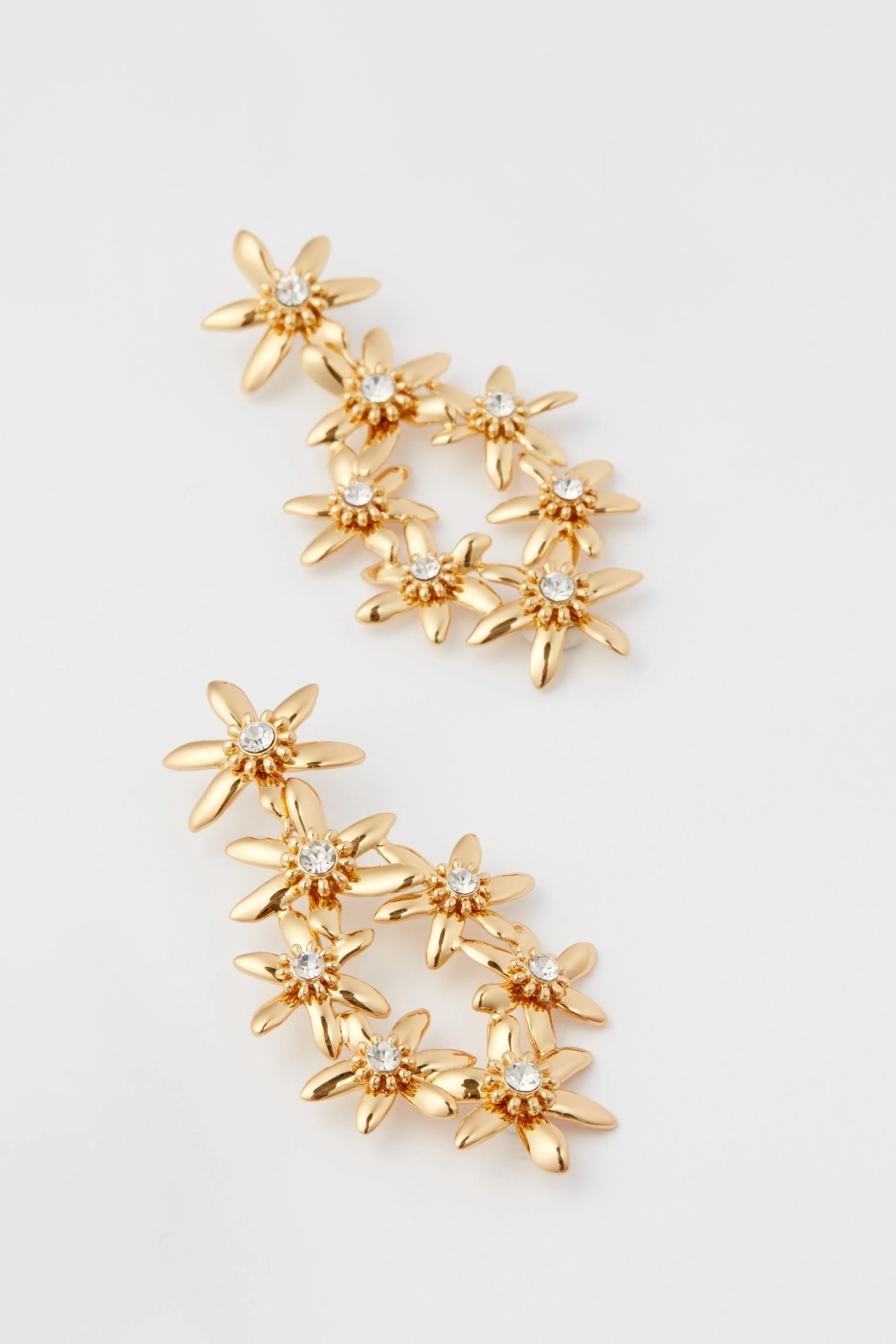 Gold Elena Lux Earrings sold by Tuckernuck product image thumbnail 4