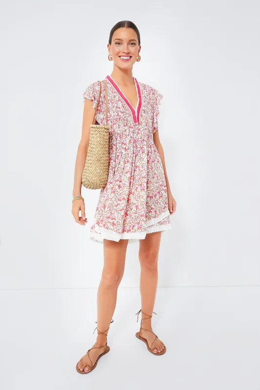 Pink Mini Jonquille Sasha Mini Dress sold by Tuckernuck