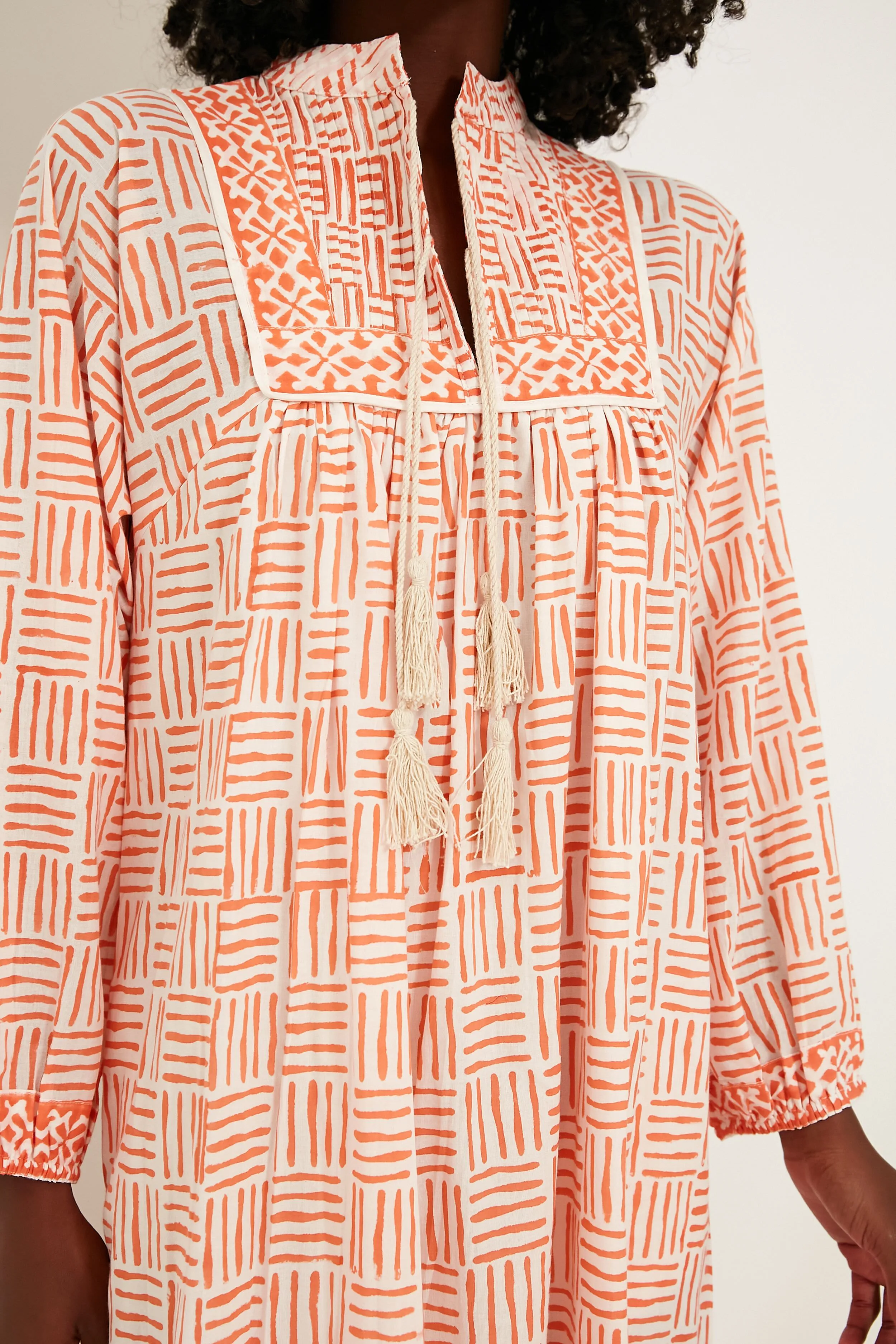 Coral Endless Summer Kaftan sold by Tuckernuck product image thumbnail 5