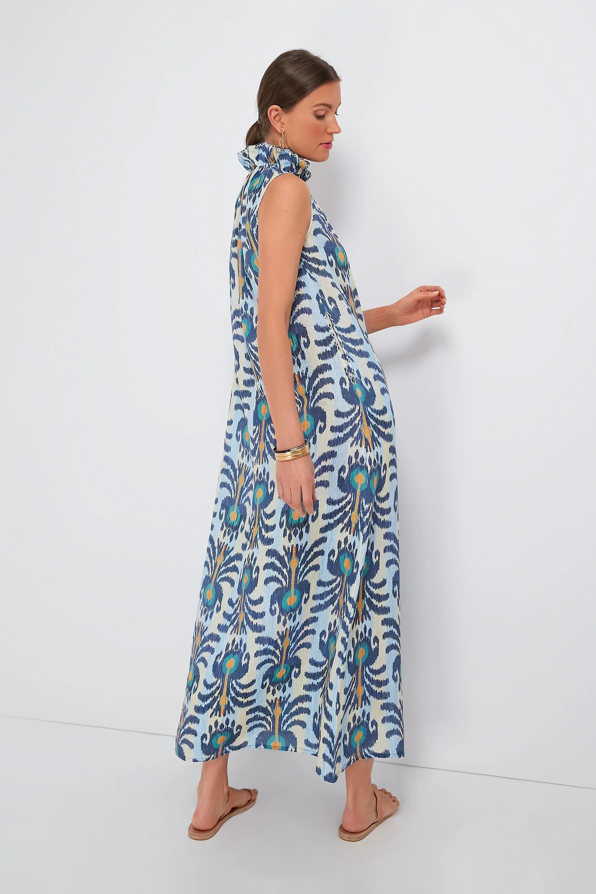 Ikat Blue Sundrop Dress sold by Tuckernuck product image thumbnail 4