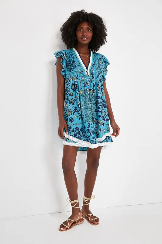 Sky Botanique Sasha Mini Dress sold by Tuckernuck