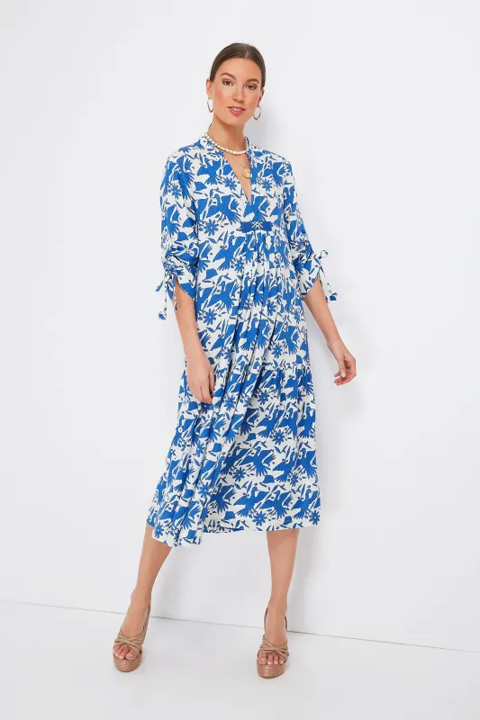 Mexican Blue Bird Catmint Dress sold by Tuckernuck