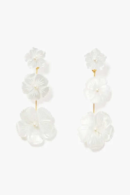 Mother of Pearl Marika Earring made by Tuckernuck