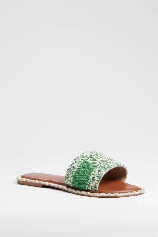Emerald Green Saint Tropez Sandals sold by Tuckernuck