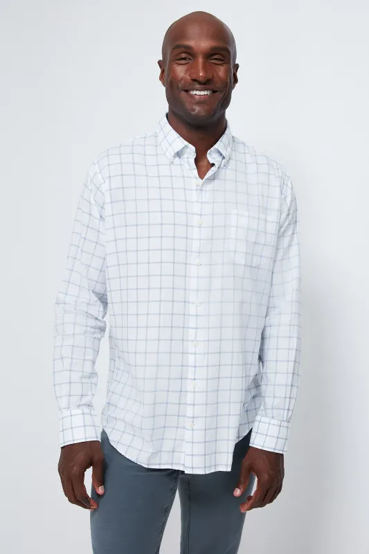 White Gayle Summer Soft Cotton Sport Shirt made by Peter Millar