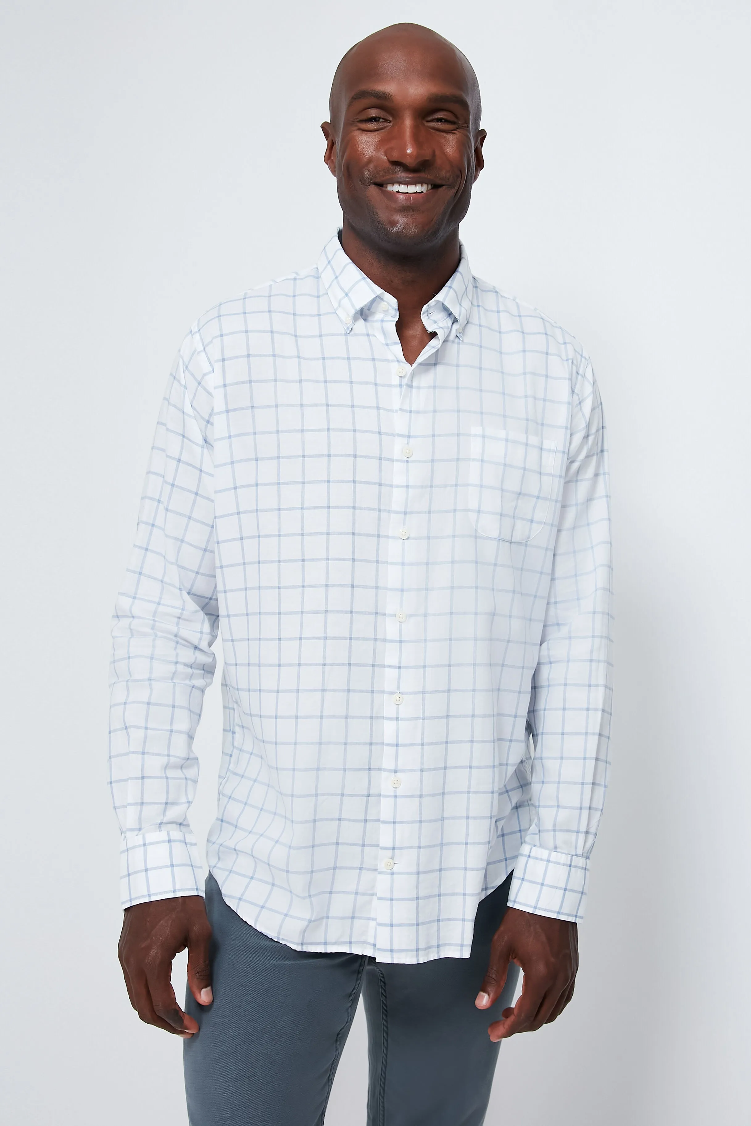 White Gayle Summer Soft Cotton Sport Shirt sold by Tuckernuck