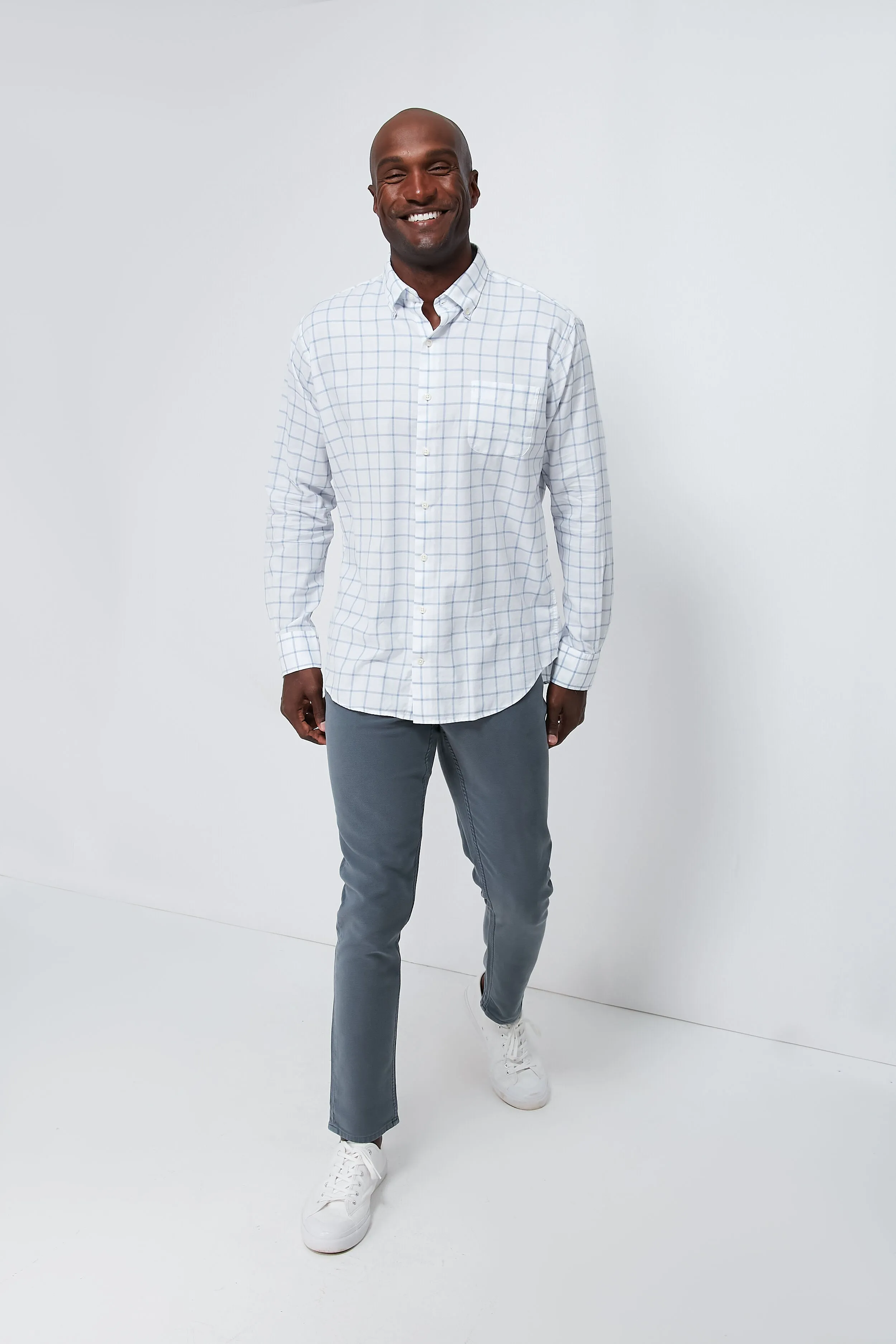 White Gayle Summer Soft Cotton Sport Shirt sold by Tuckernuck product image thumbnail 5