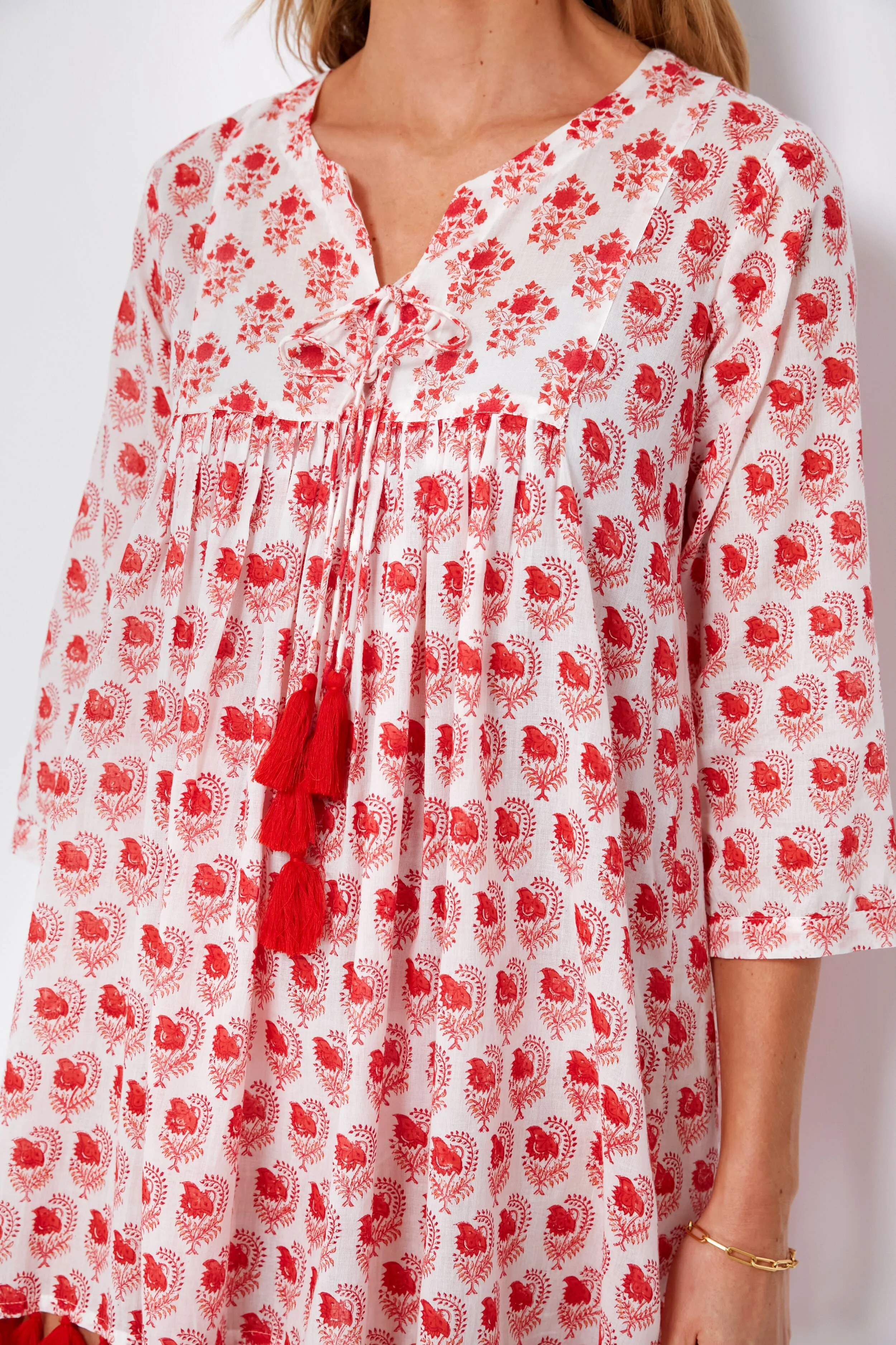 Red Caitlin Seychelles Tunic sold by Tuckernuck product image thumbnail 5