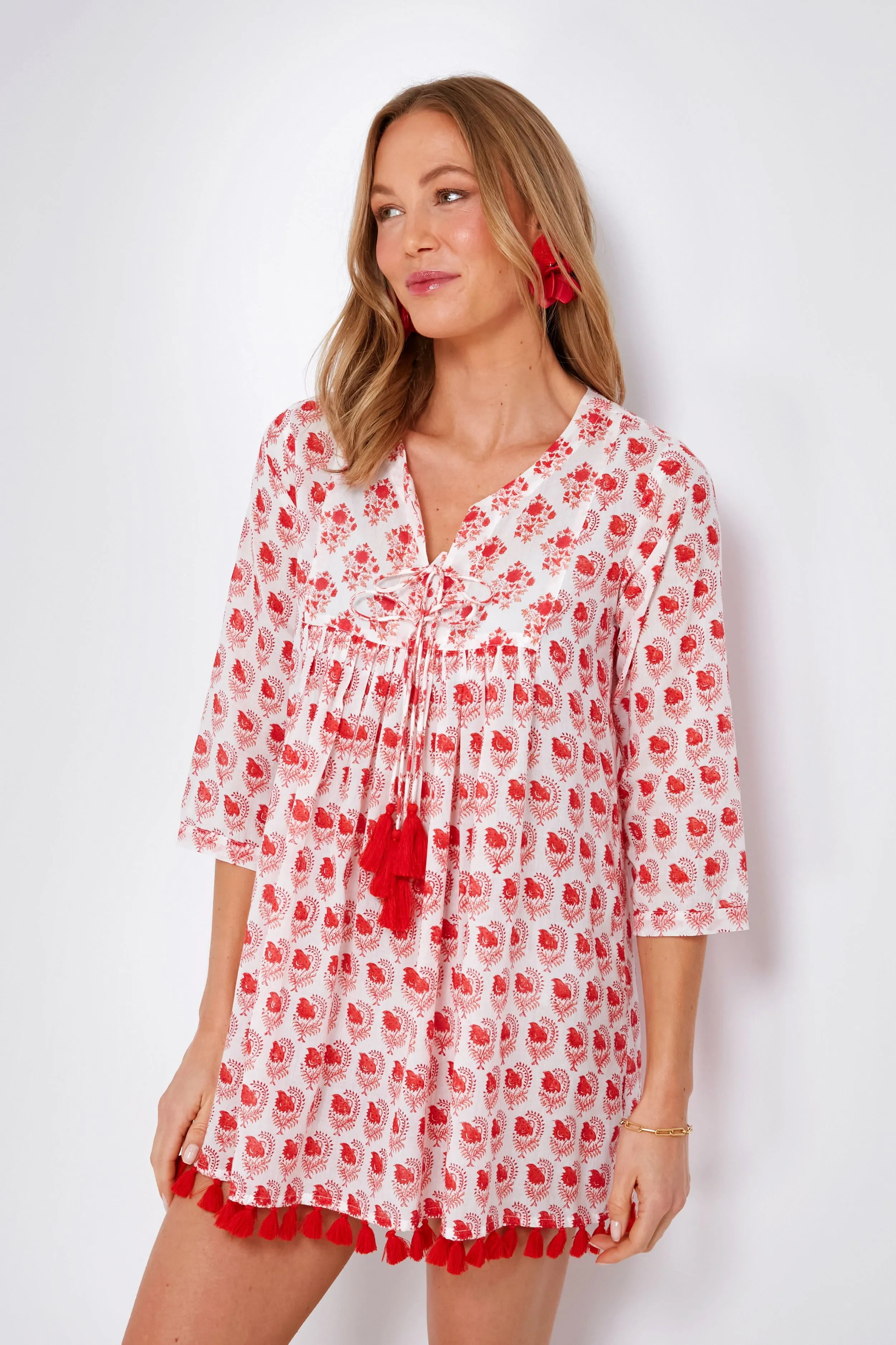 Red Caitlin Seychelles Tunic sold by Tuckernuck product image thumbnail 2