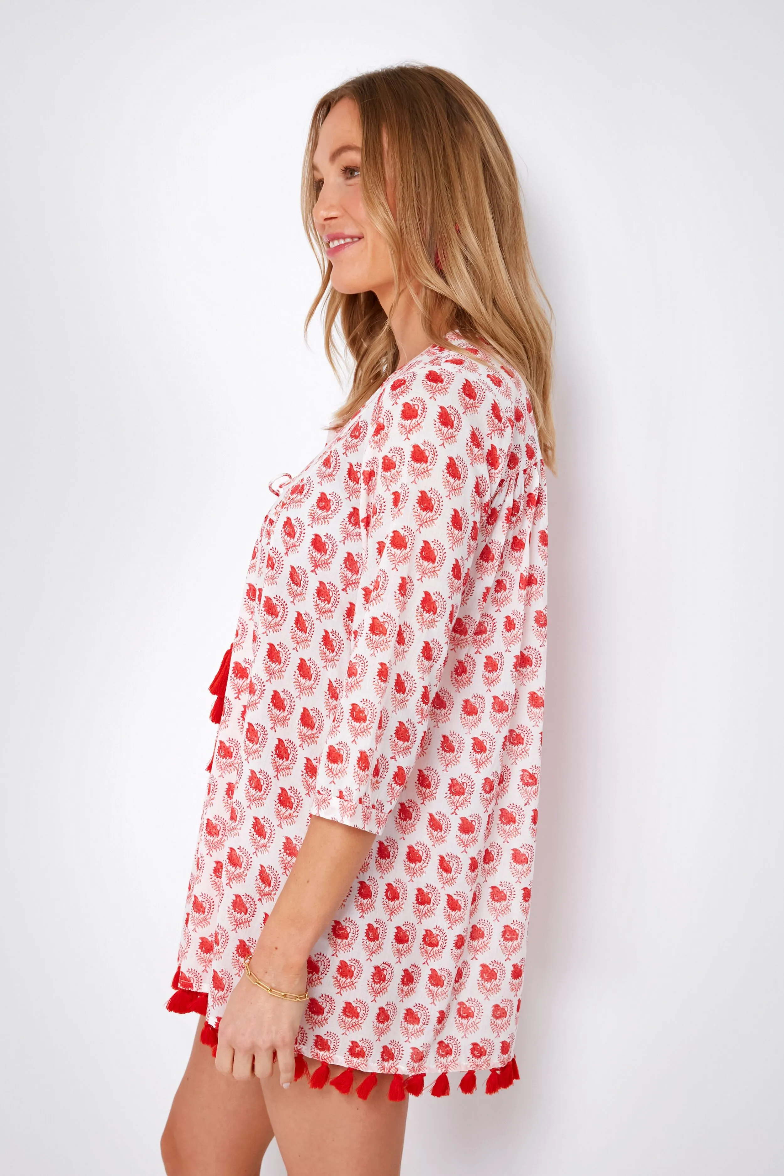 Red Caitlin Seychelles Tunic sold by Tuckernuck product image thumbnail 3