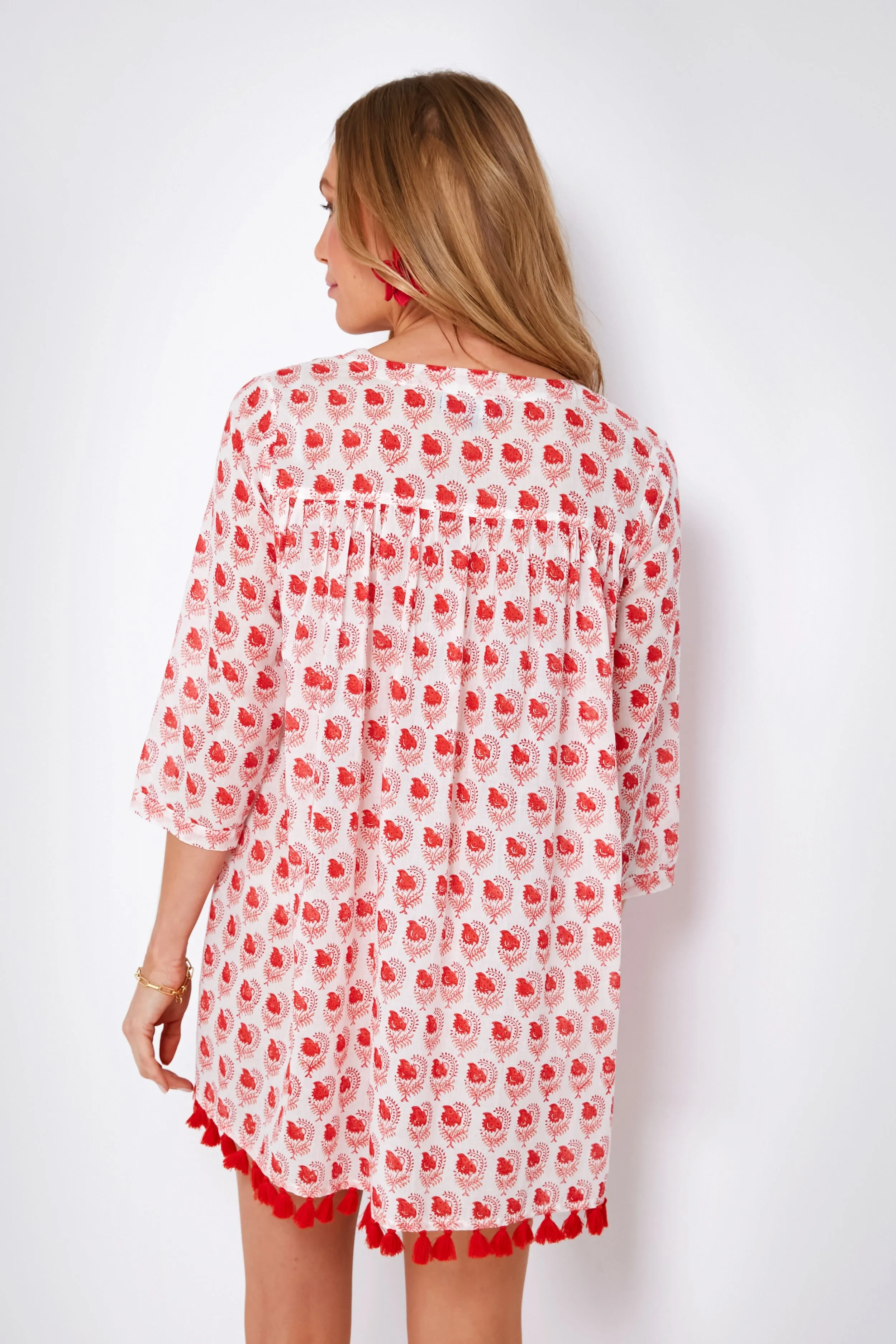 Red Caitlin Seychelles Tunic sold by Tuckernuck product image thumbnail 4