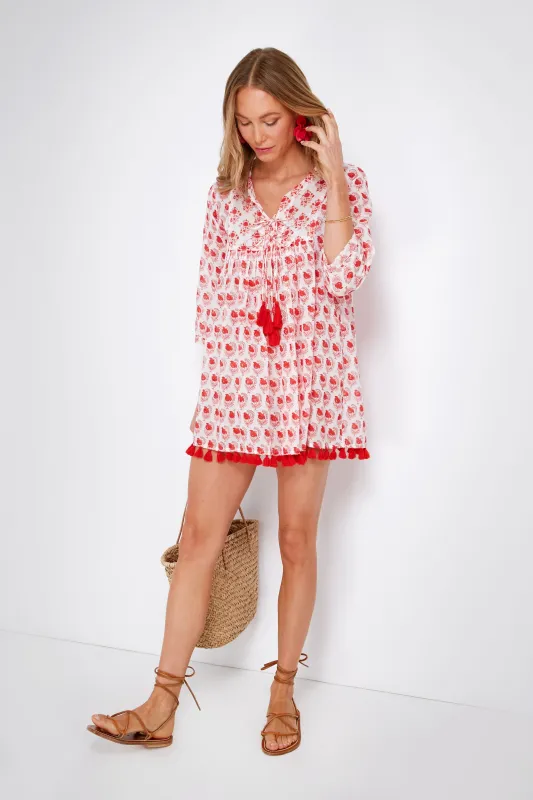 Red Caitlin Seychelles Tunic made by Ro's Garden