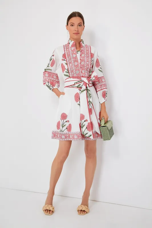 Rosy Marigold Flounce Shorty Dress made by Tuckernuck