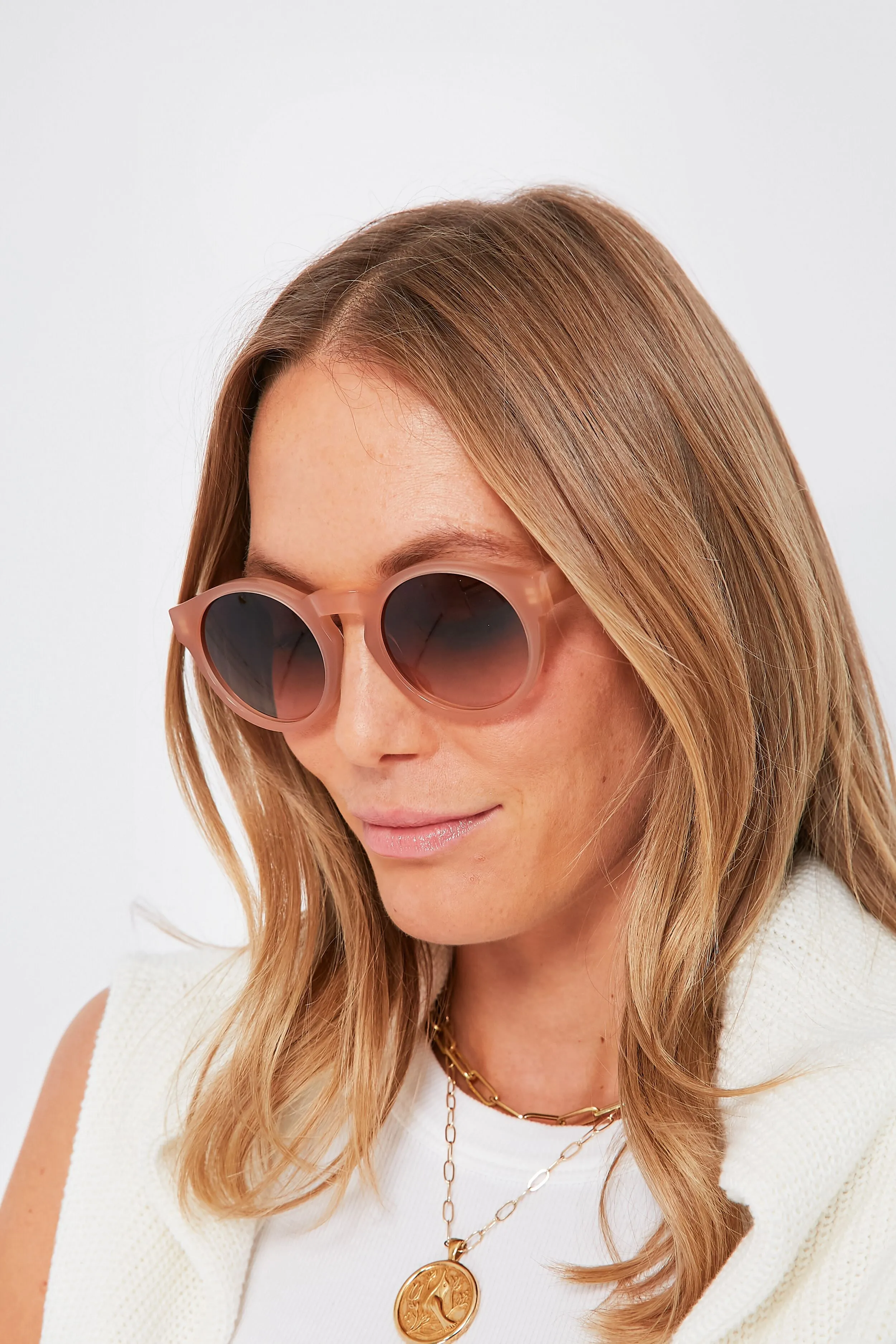 Nude Xena Sunglasses sold by Tuckernuck product image thumbnail 2