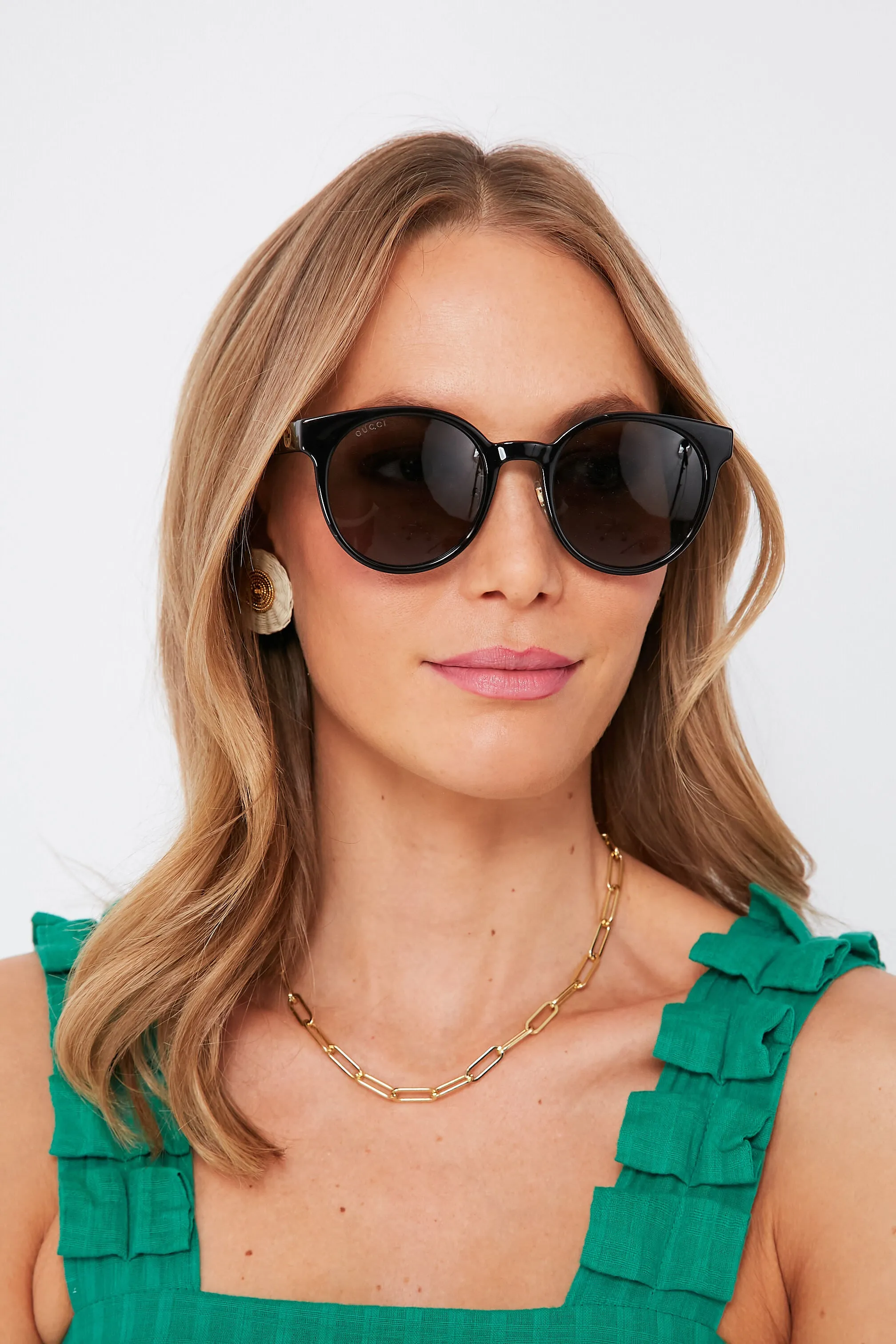 Black Round Sunglasses sold by Tuckernuck product image thumbnail 2