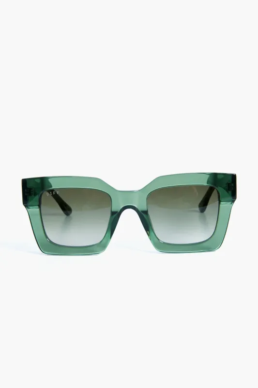 Sage Crystal Gradient Dani Sunglasses sold by Tuckernuck