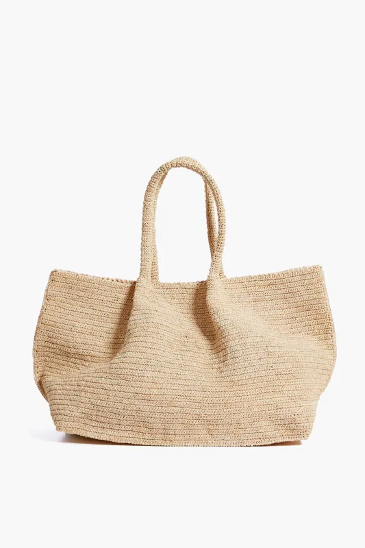 Natural Amara Tote sold by Tuckernuck