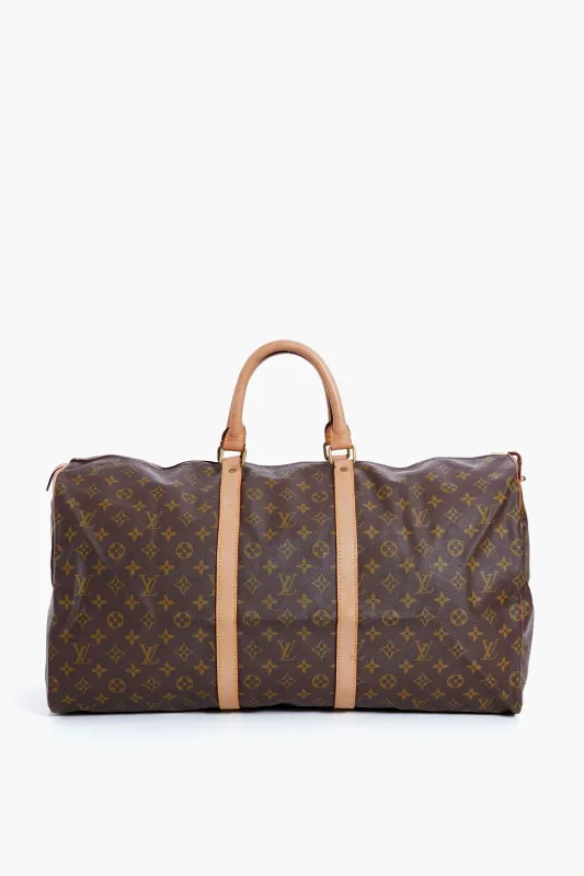 Louis Vuitton Monogram Keepall 55 Boston Bag sold by Tuckernuck
