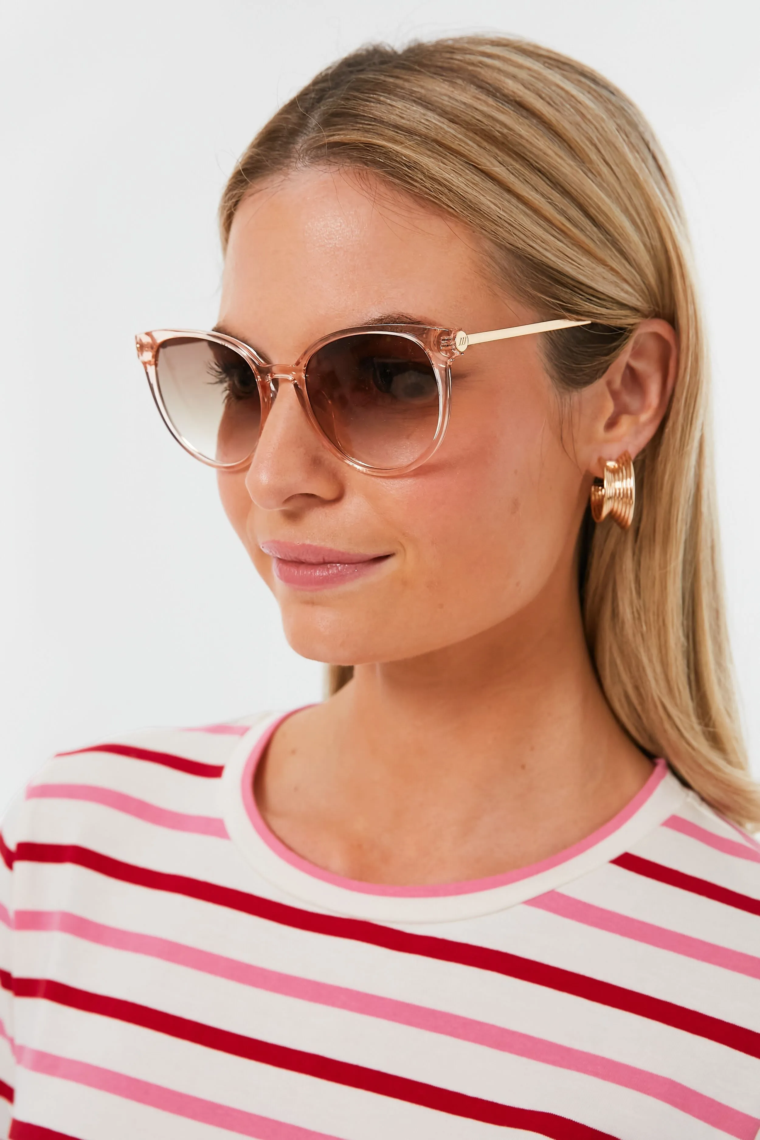 Clear Quartz Contention Sunglasses sold by Tuckernuck product image thumbnail 2