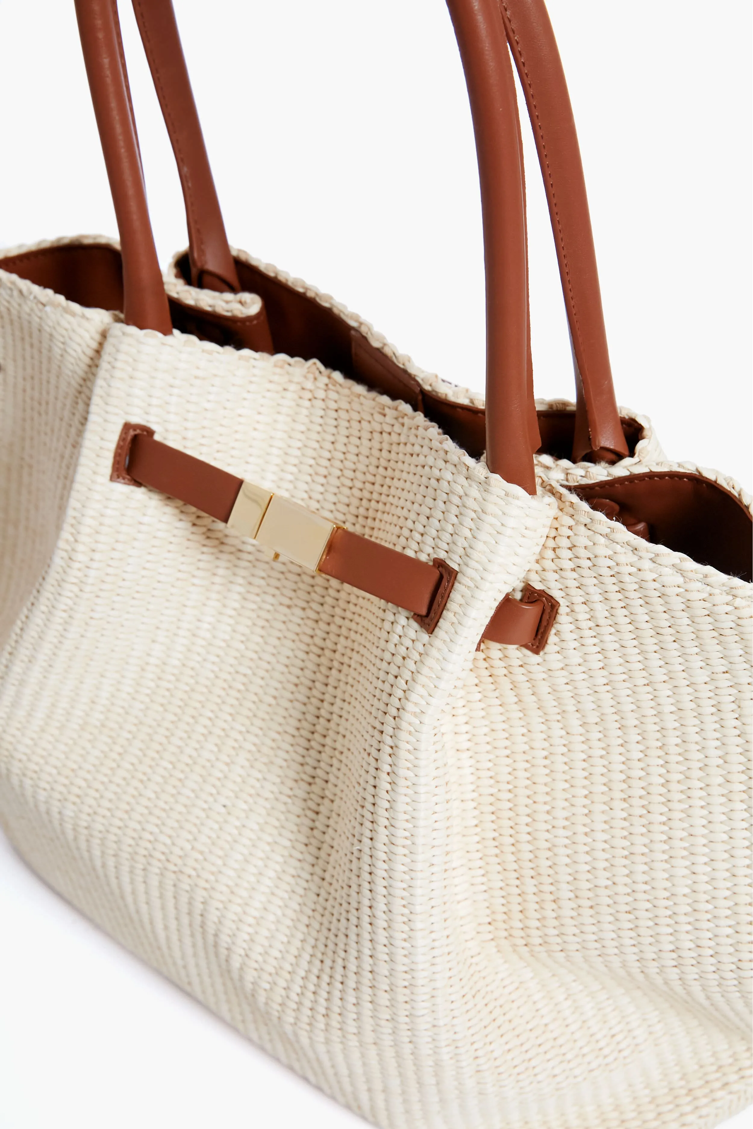 Tan Natural Raffia New York Bag sold by Tuckernuck product image thumbnail 5