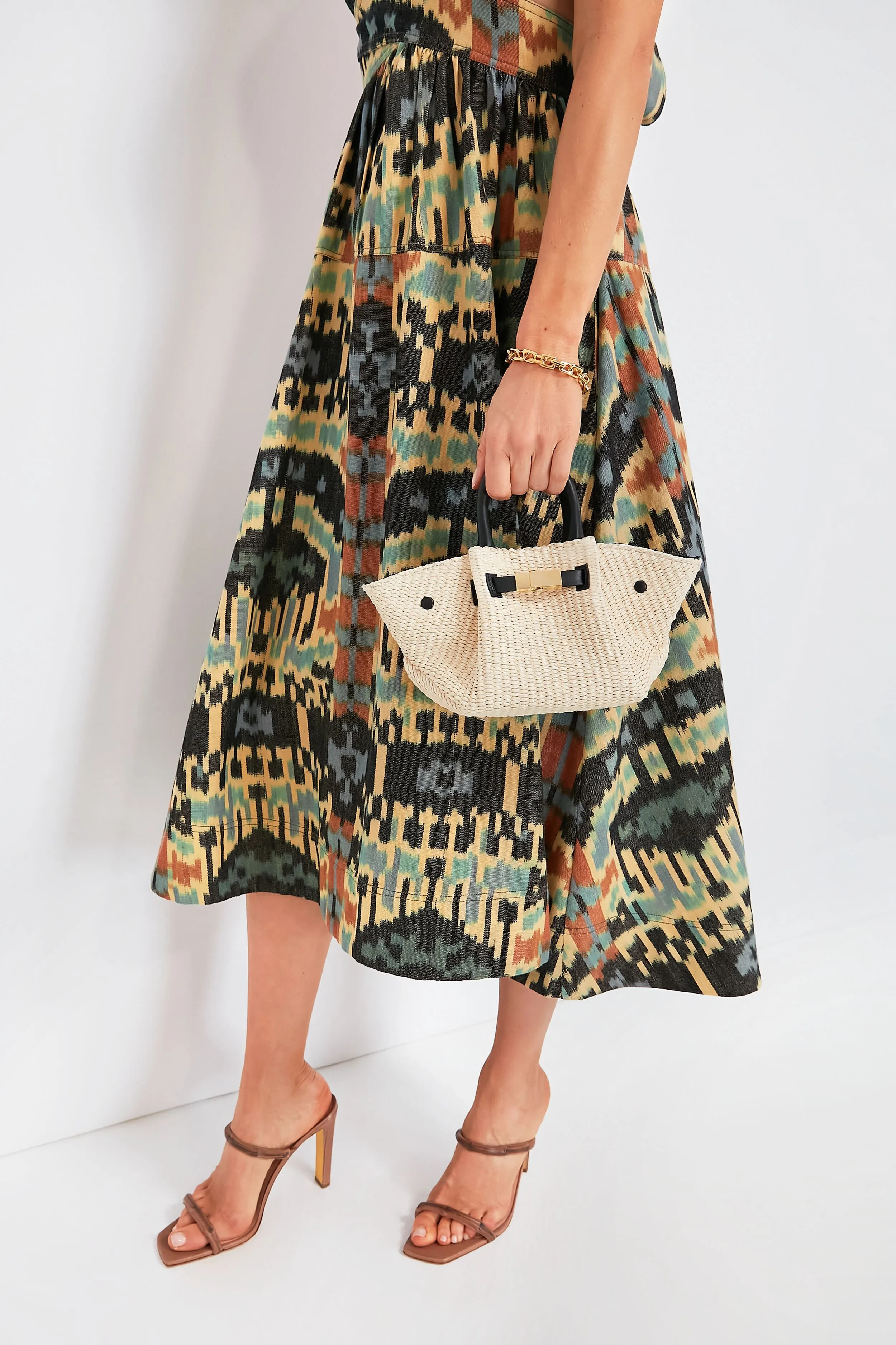 Black Natural Raffia Mini New York Bag sold by Tuckernuck product image thumbnail 2