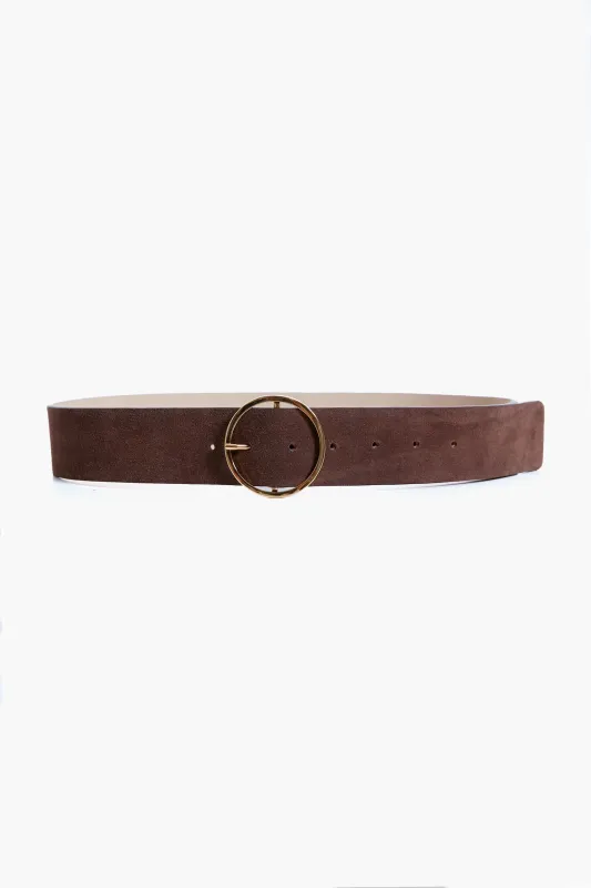 Chocolate Molly Suede Belt sold by Tuckernuck