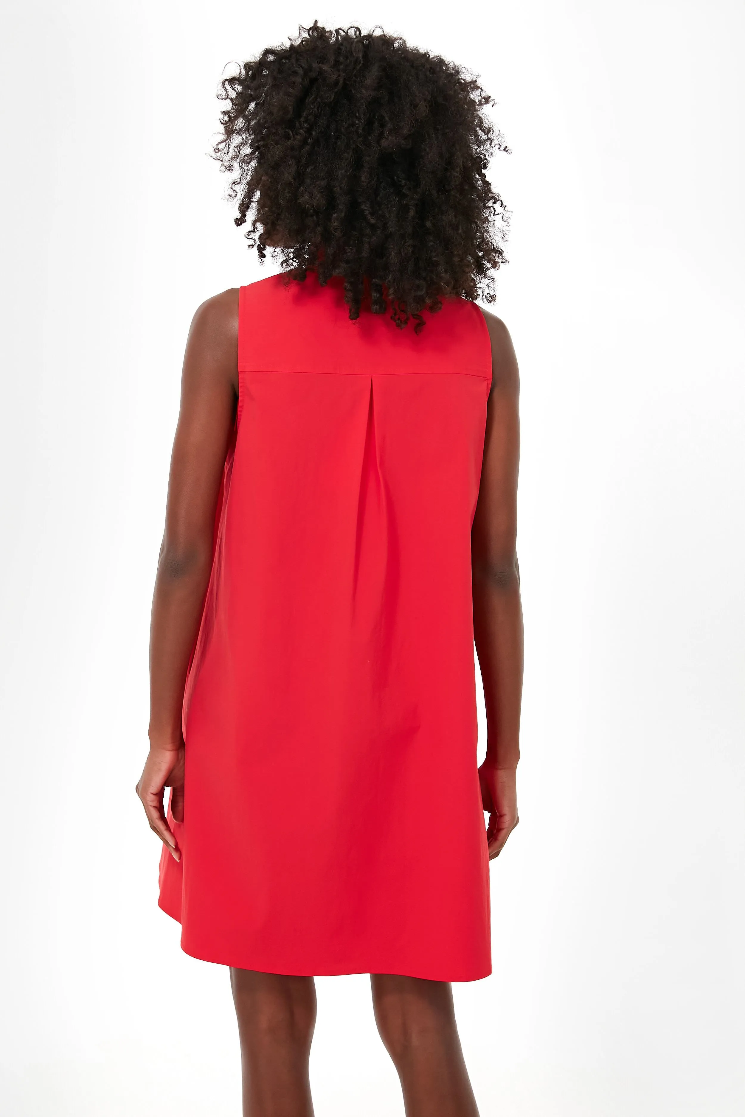 Poppy Red Sleeveless Charlie Dress sold by Tuckernuck product image thumbnail 4