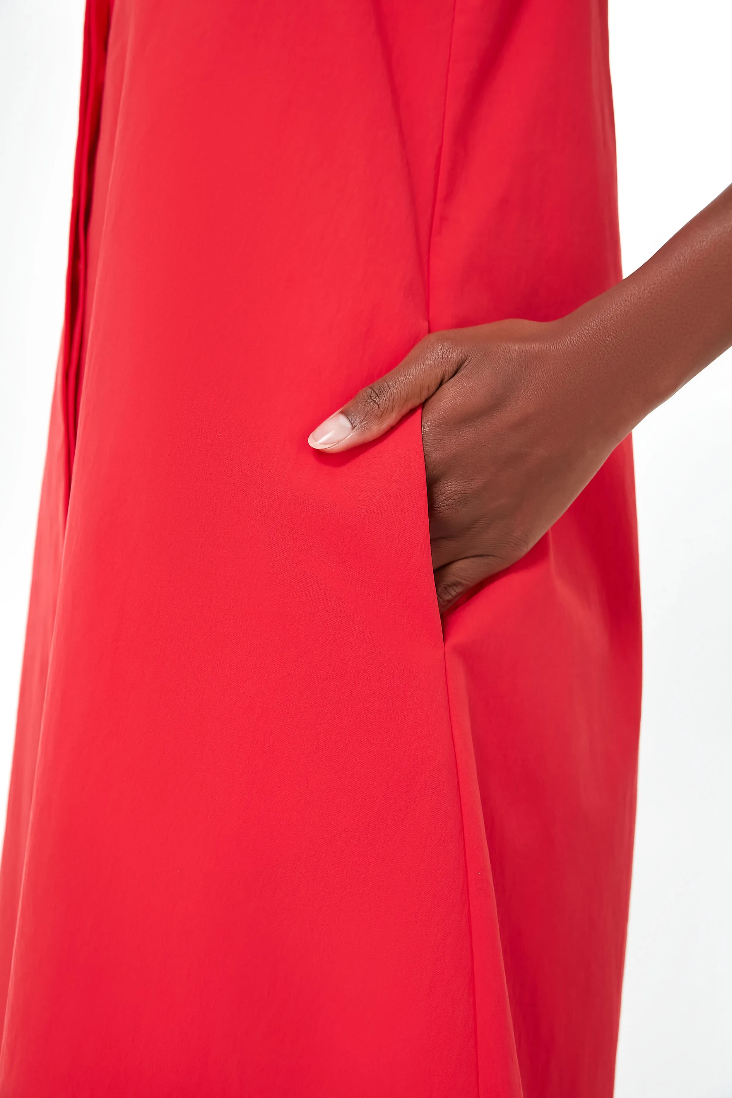 Poppy Red Sleeveless Charlie Dress sold by Tuckernuck product image thumbnail 5