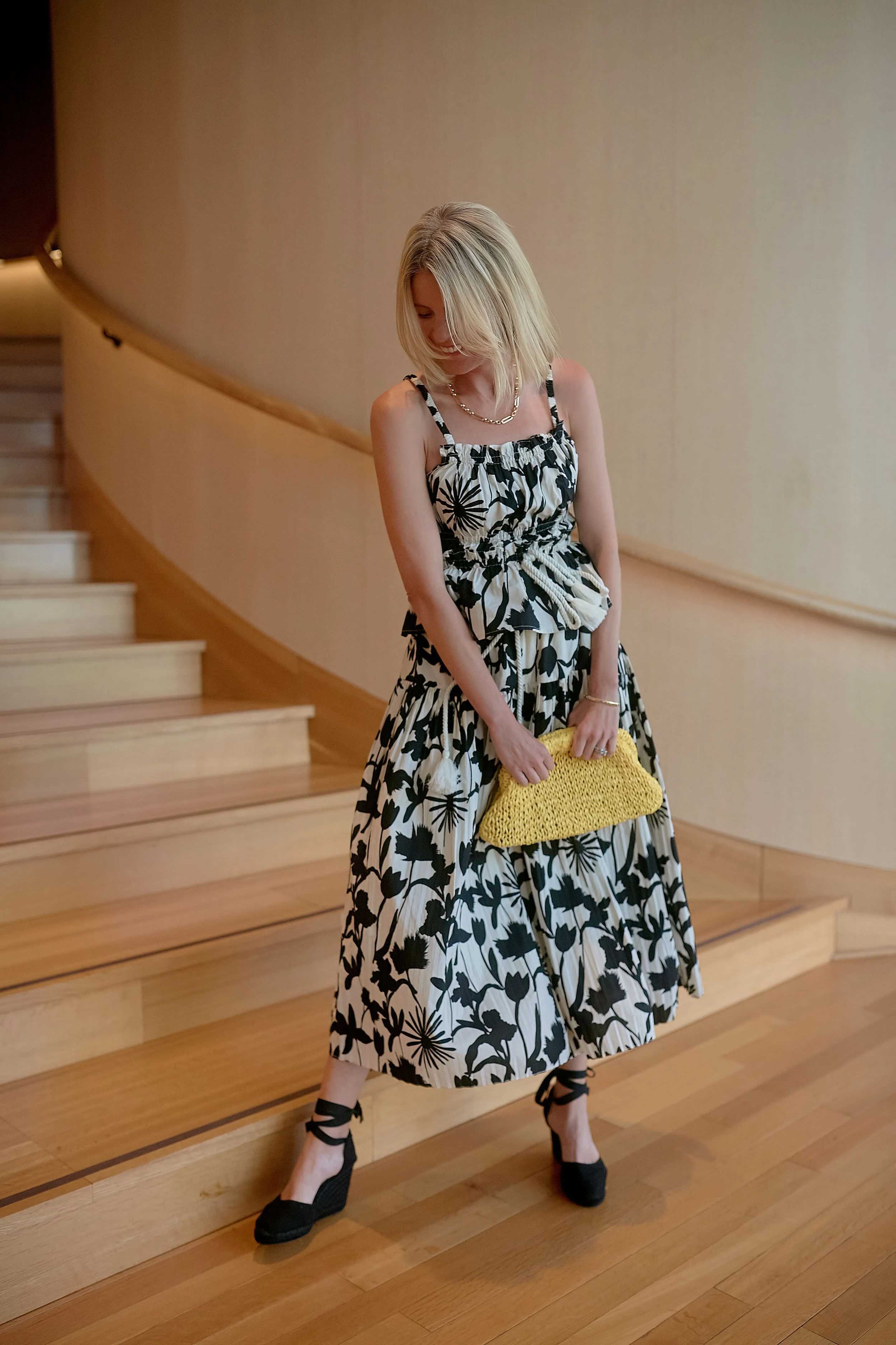 Yellow Raffia Game Clutch sold by Tuckernuck product image thumbnail 2