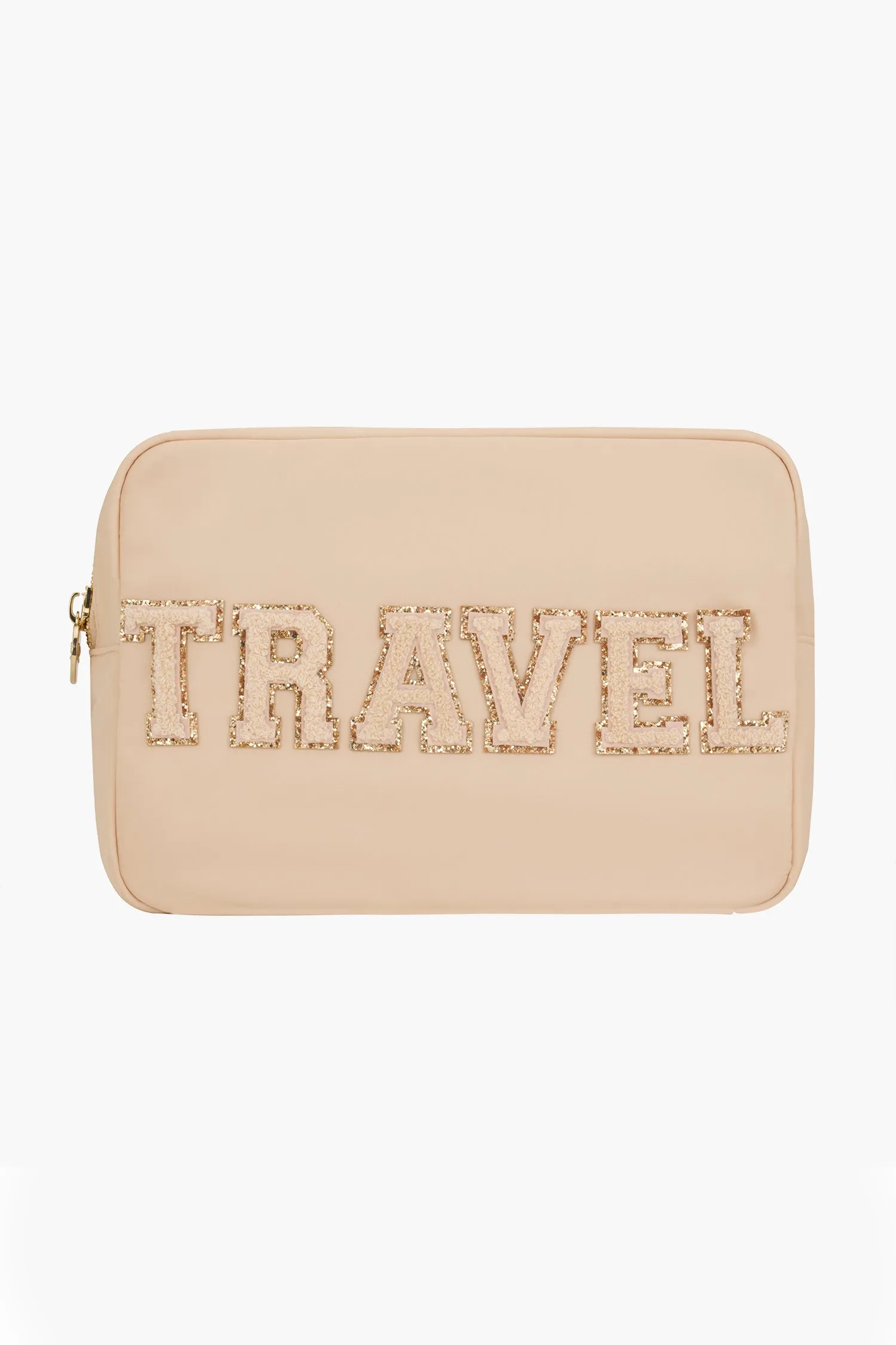 TRAVEL Sand Large Pouch sold by Tuckernuck