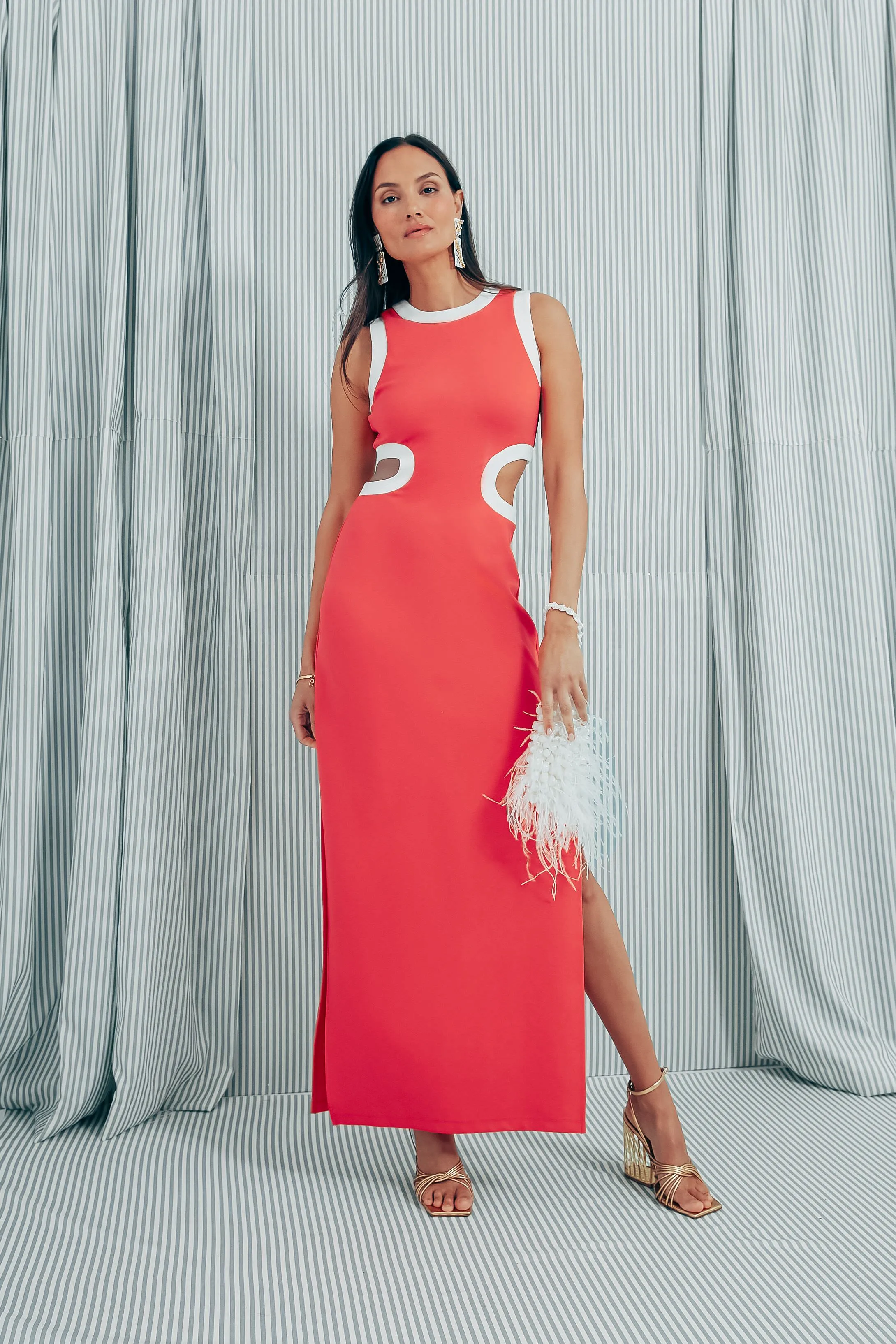 Hibiscus and White Dolce Dress sold by Tuckernuck product image thumbnail 2