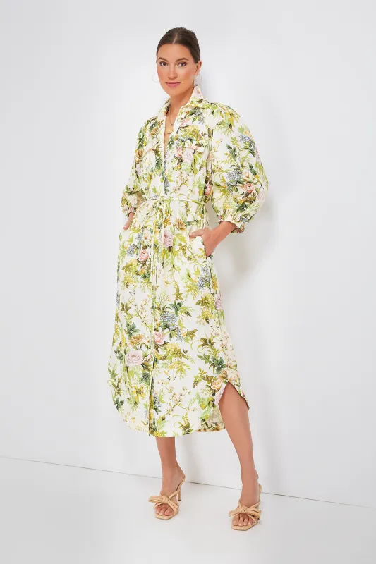 Multi Eden Midi Dress made by Alemais