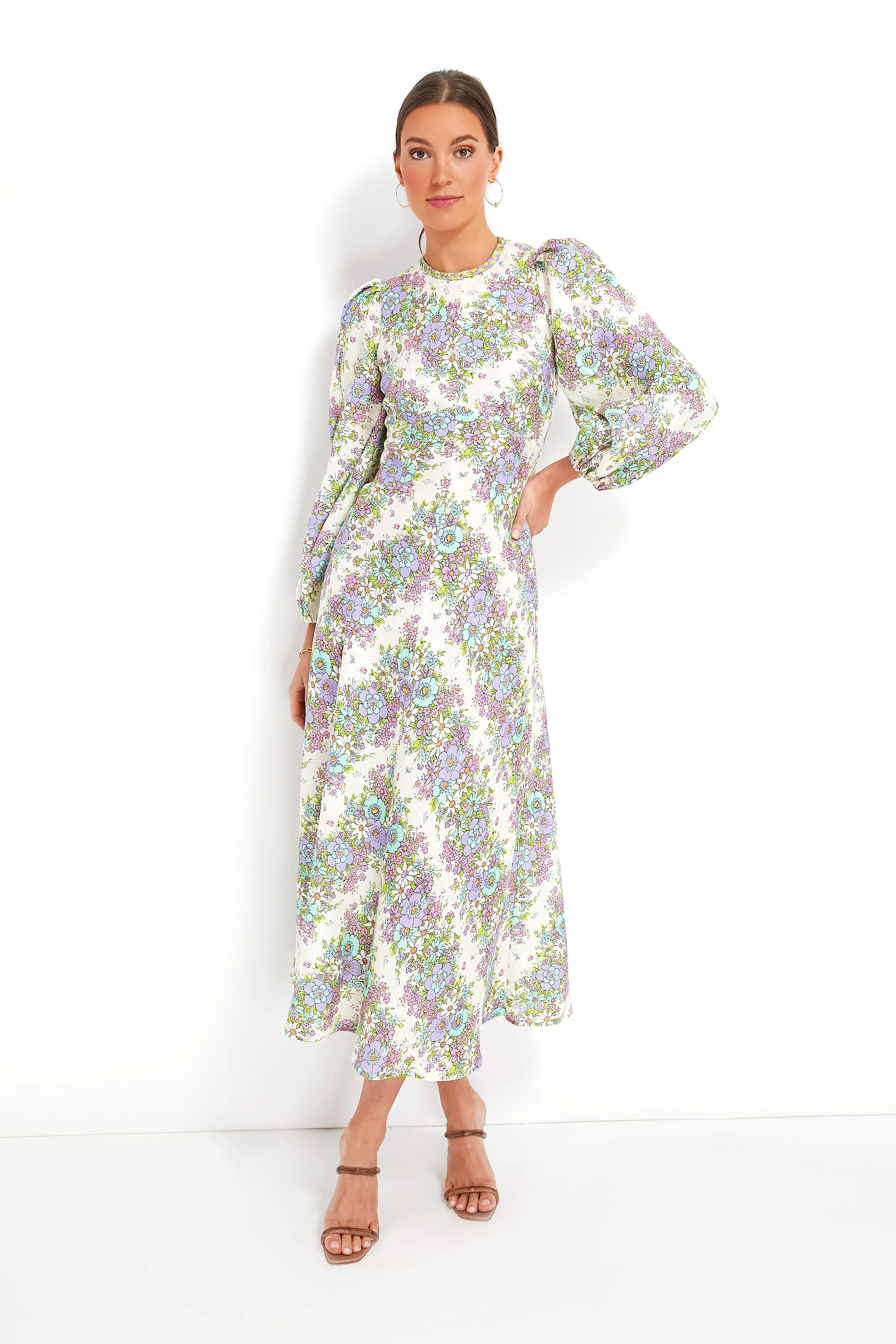 Petal Agnes Midi Dress sold by Tuckernuck