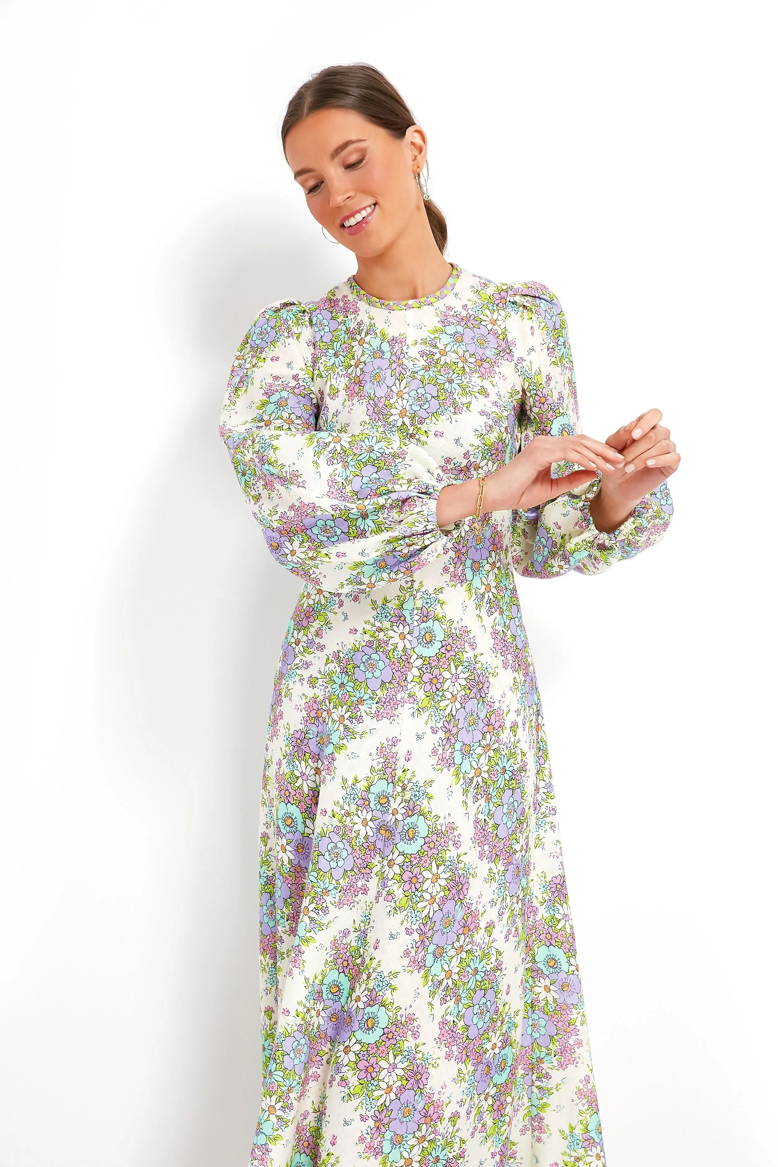 Petal Agnes Midi Dress sold by Tuckernuck product image thumbnail 2