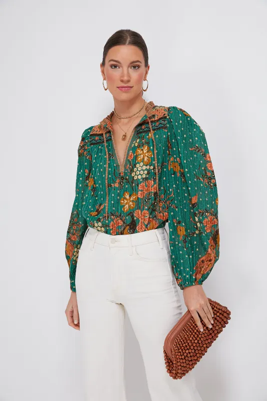 Hummingbird Rana Blouse sold by Tuckernuck