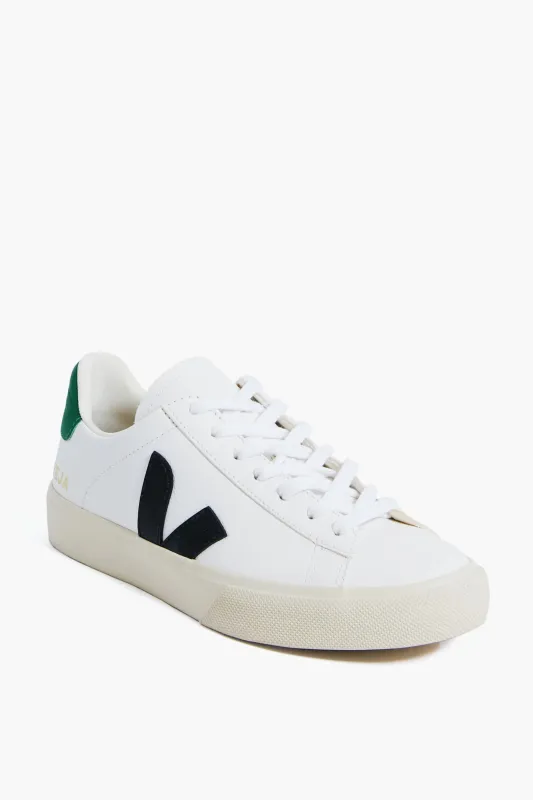 Extra-White Black Emeraude Campo Sneakers made by Veja
