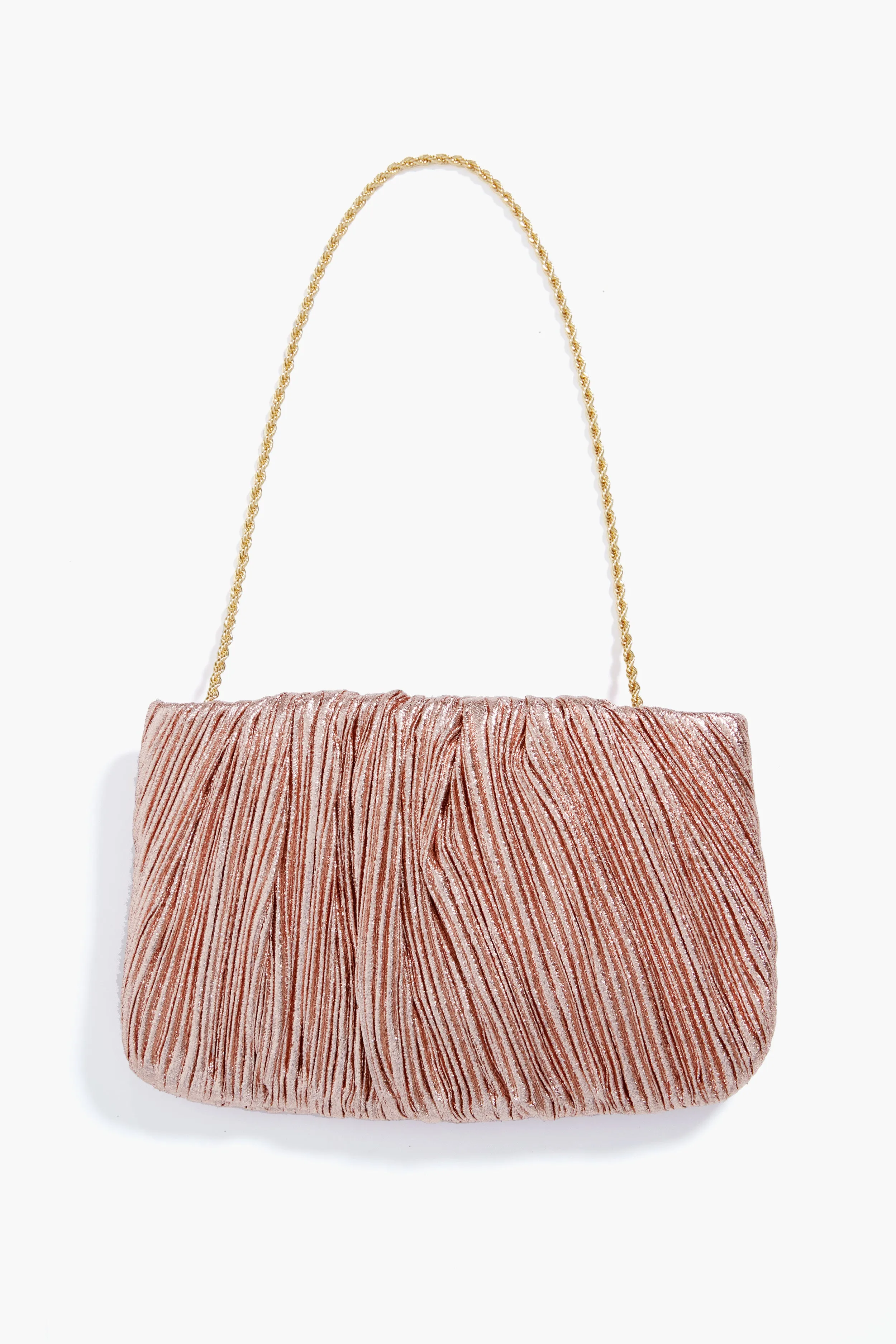 Dune Lame Brit Pleated Clutch sold by Tuckernuck product image thumbnail 3