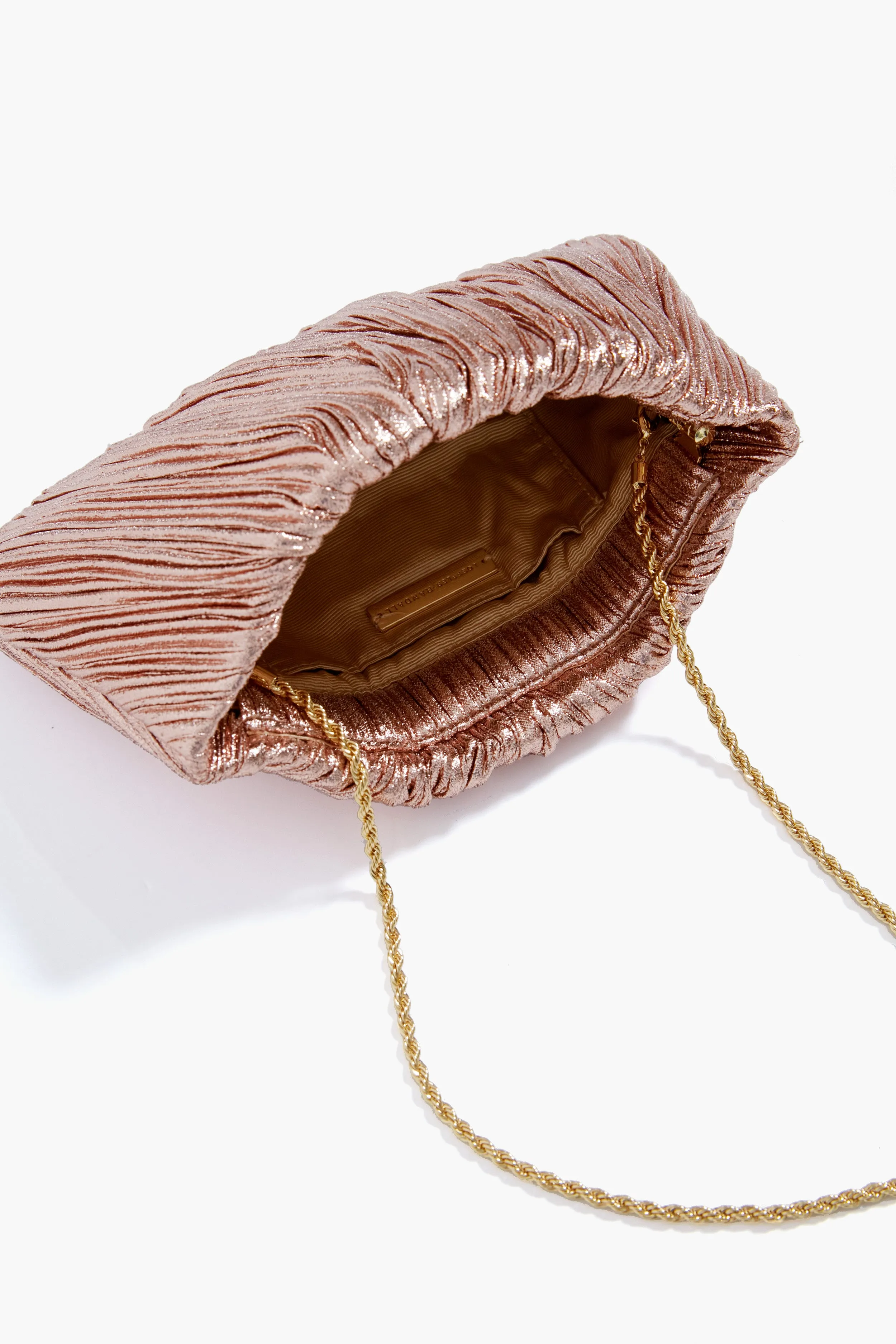 Dune Lame Brit Pleated Clutch sold by Tuckernuck product image thumbnail 4
