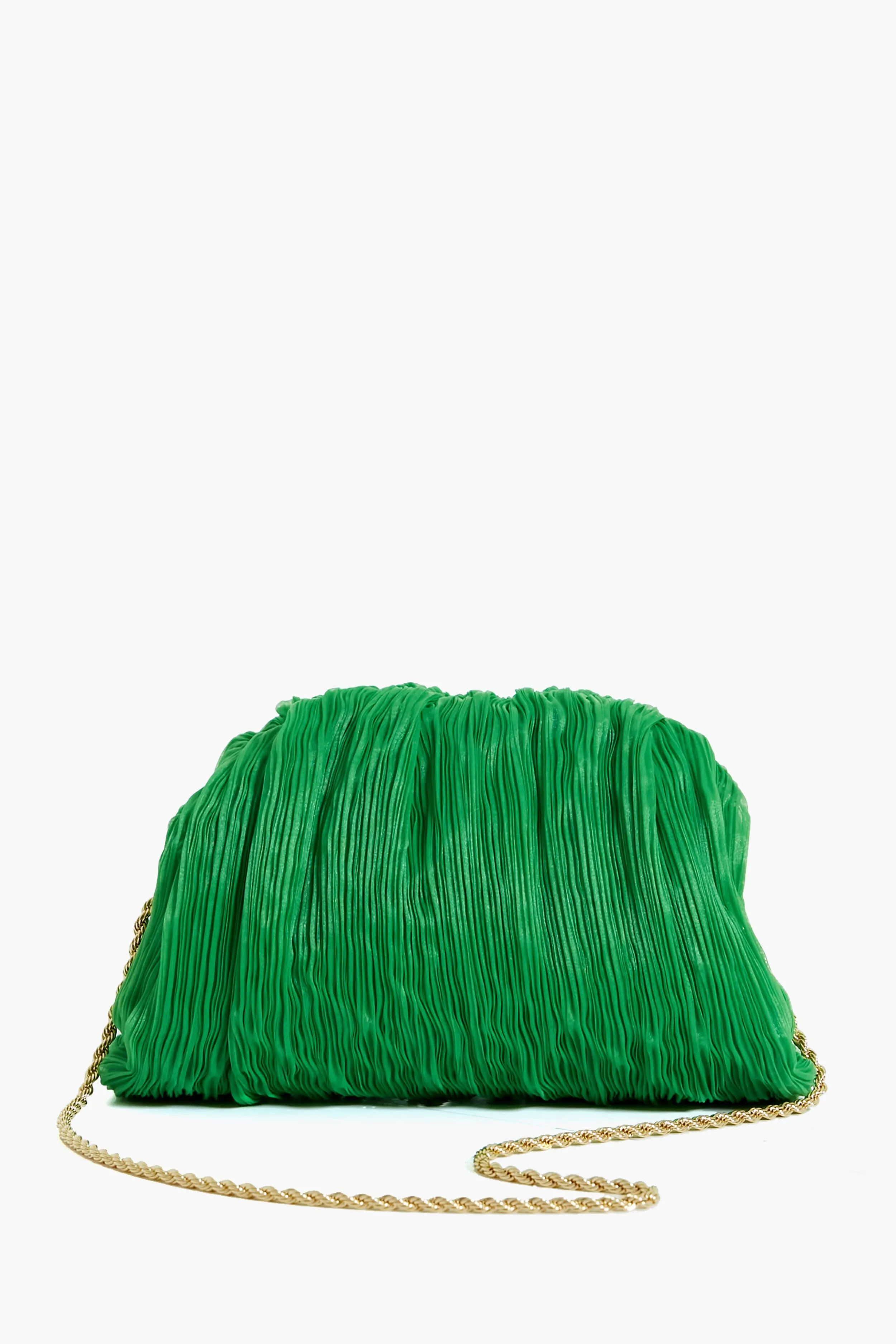 Clover Bailey Pleated Clutch sold by Tuckernuck