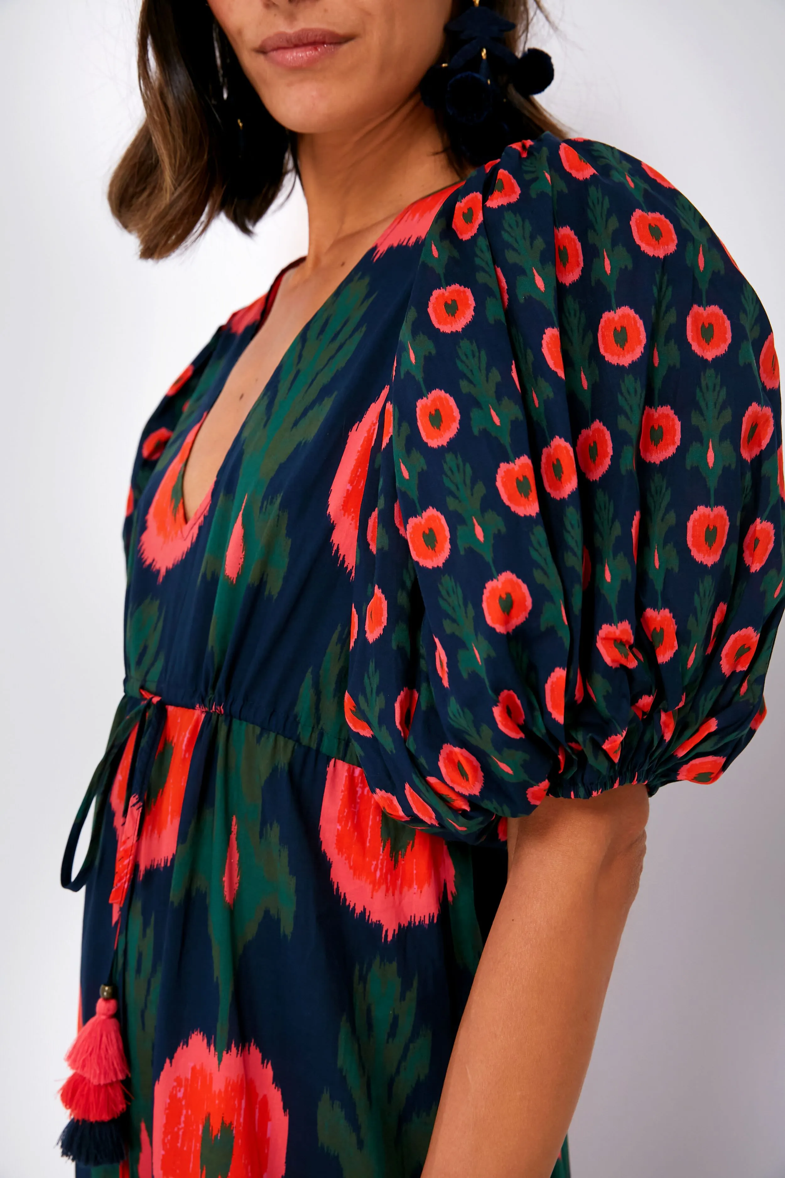 Hanging Flower Midnight Navy Vilette Dress sold by Tuckernuck product image thumbnail 5