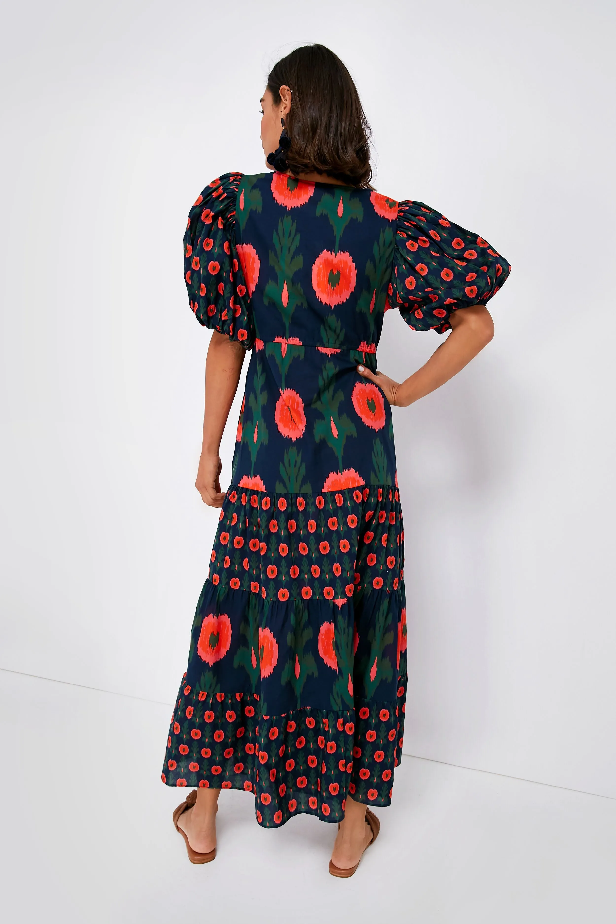 Hanging Flower Midnight Navy Vilette Dress sold by Tuckernuck product image thumbnail 4