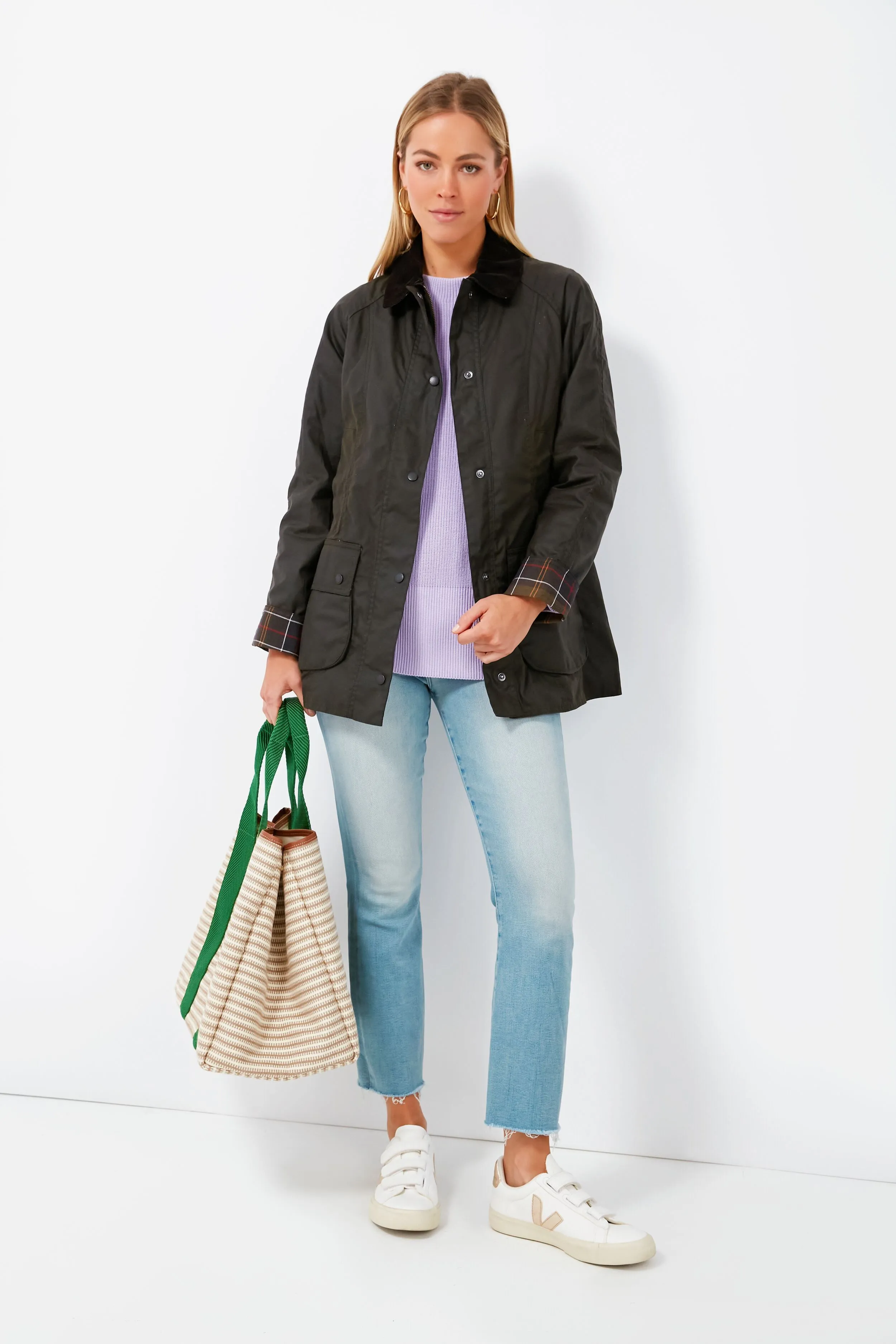 Beige Traversee L Zip Tote sold by Tuckernuck product image thumbnail 5