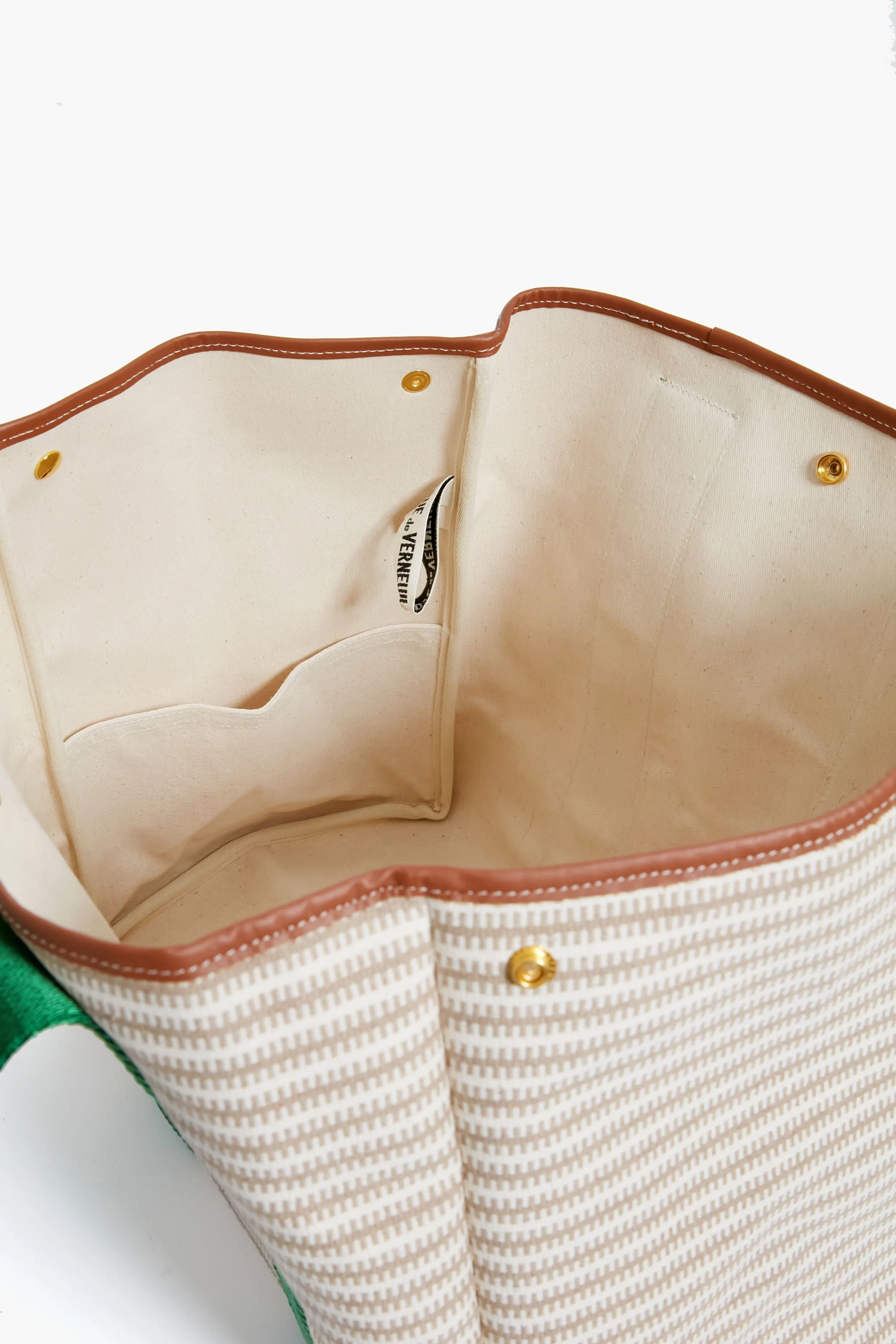 Beige Traversee L Zip Tote sold by Tuckernuck product image thumbnail 4