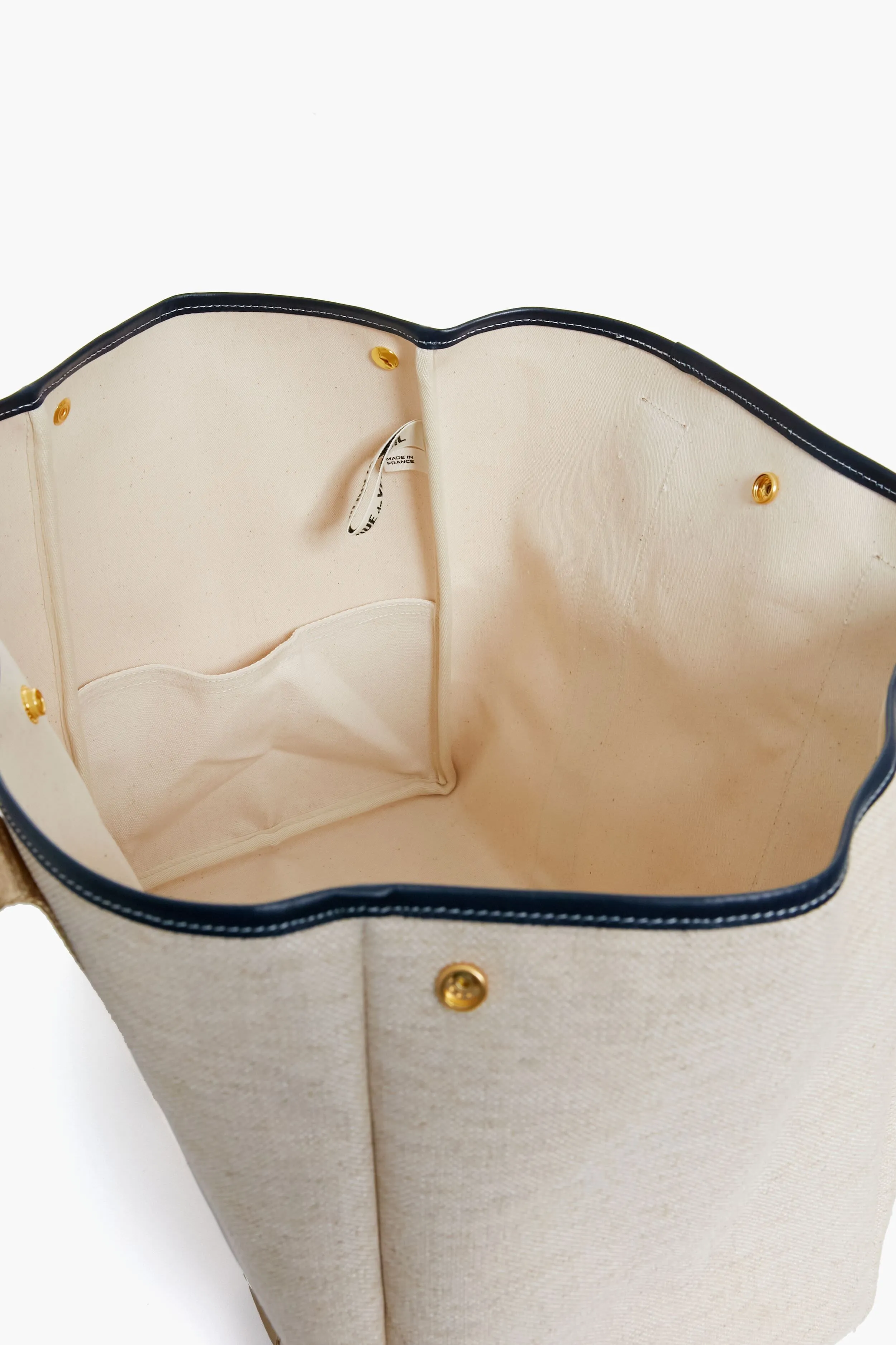 Beige Traversee L Linen Tote sold by Tuckernuck product image thumbnail 4