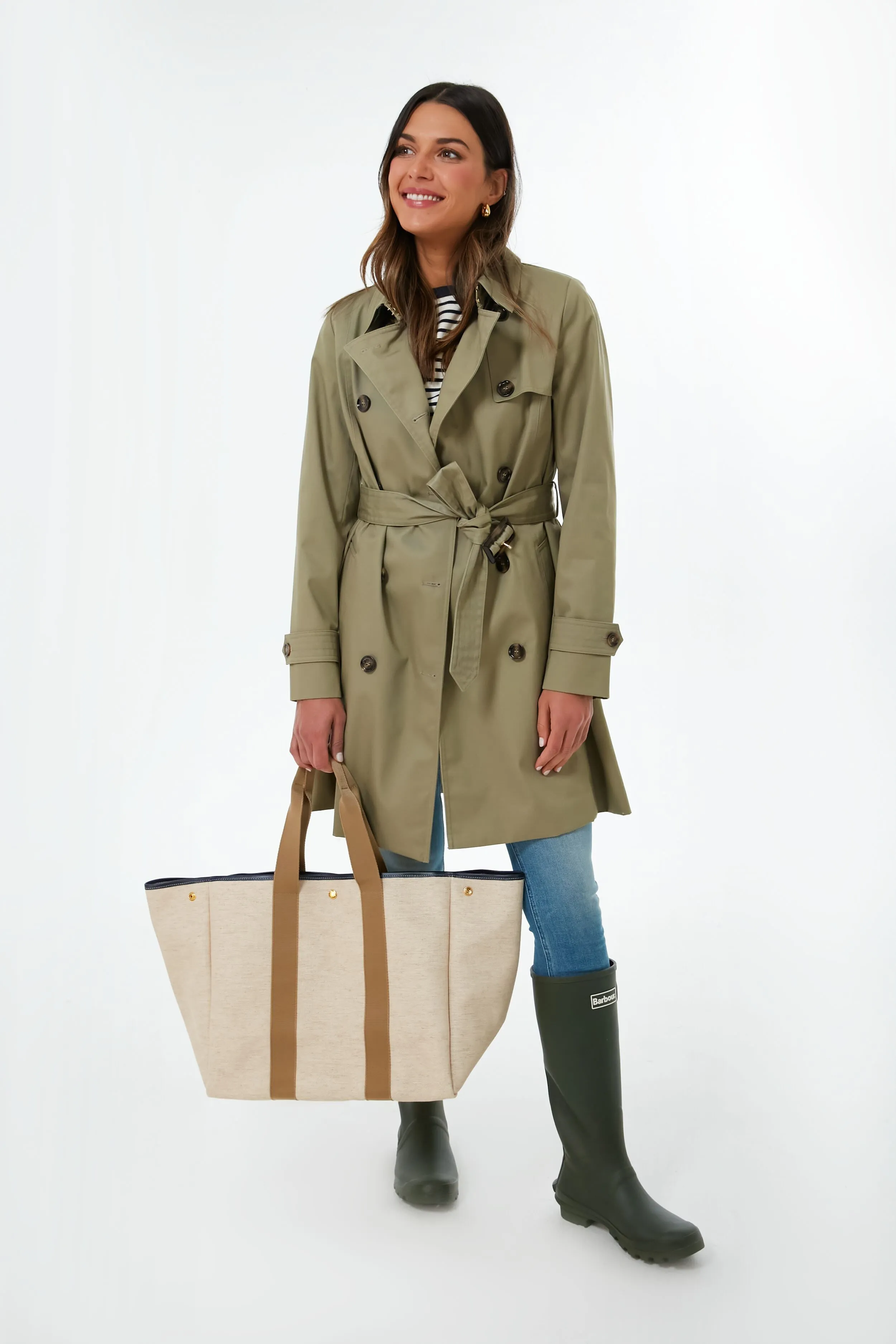 Beige Traversee L Linen Tote sold by Tuckernuck product image thumbnail 5