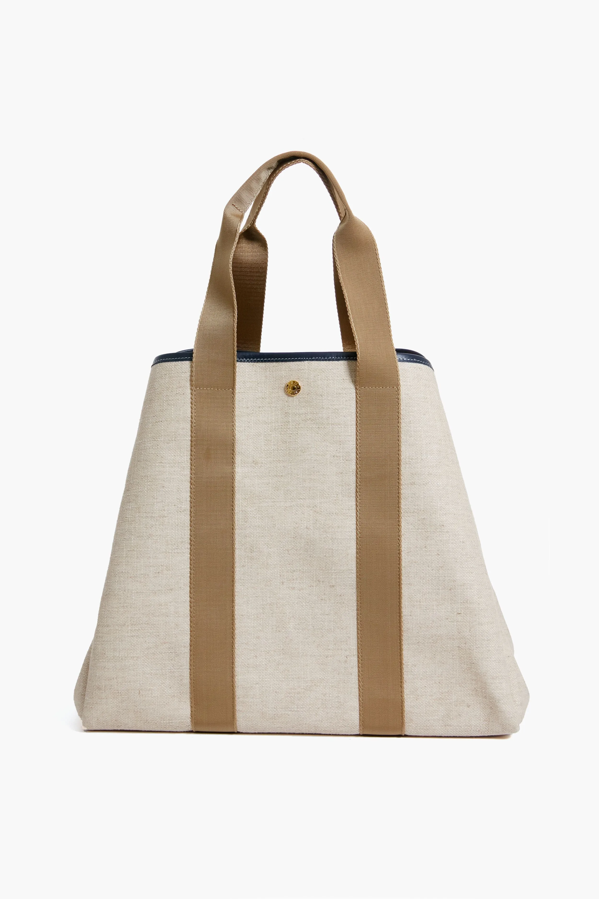 Beige Traversee L Linen Tote sold by Tuckernuck product image thumbnail 3