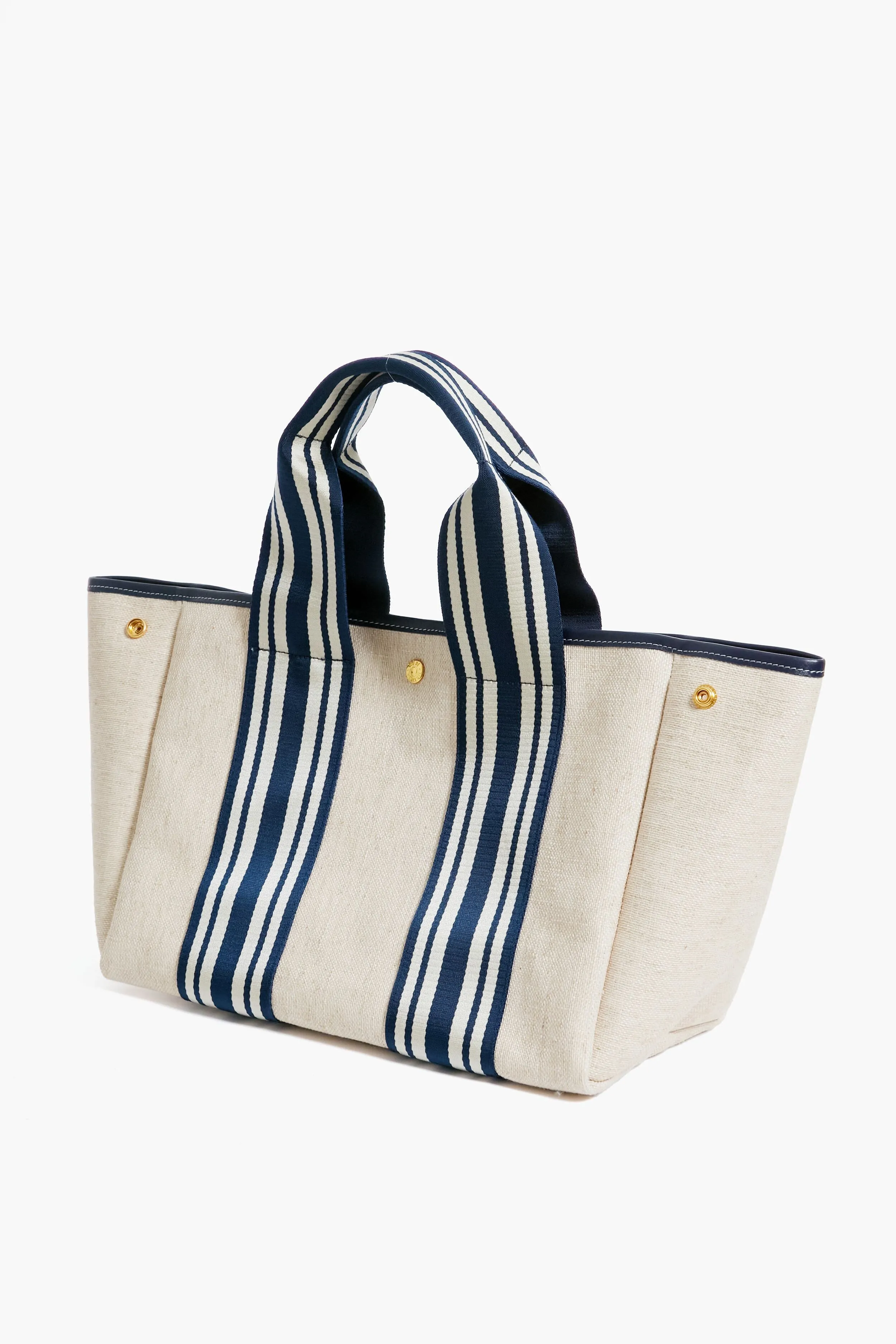 Navy Equestrian Traversee M Linen Tote sold by Tuckernuck product image thumbnail 5
