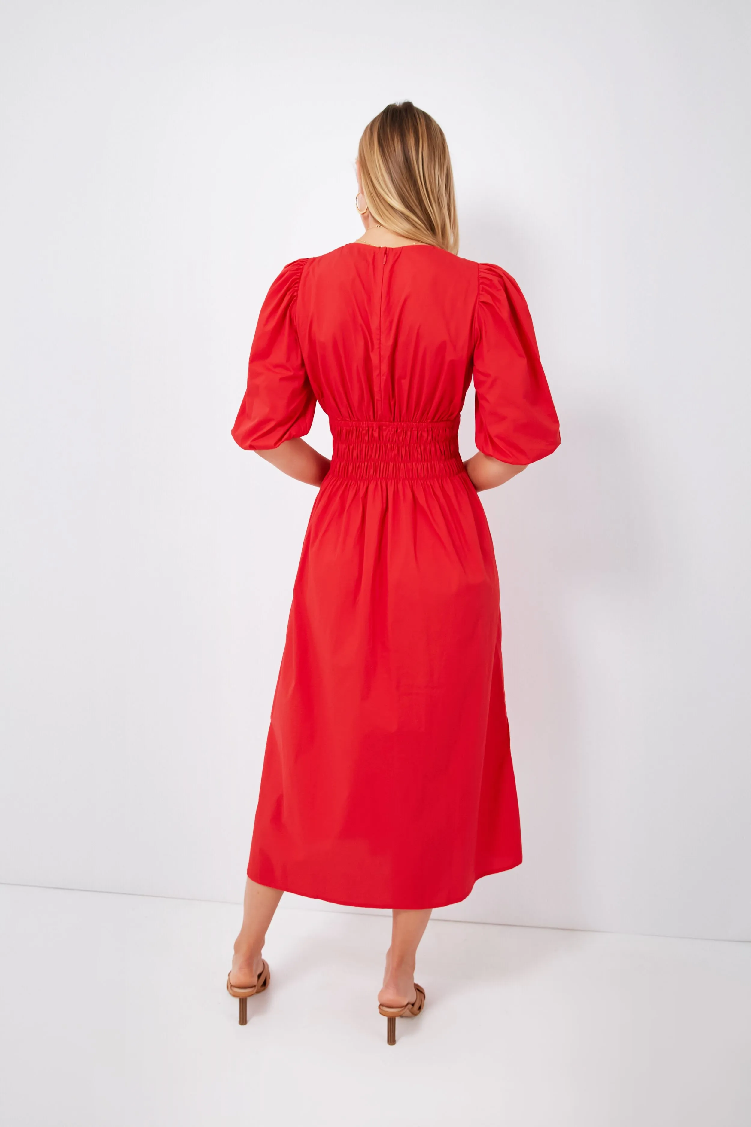 Cherry Tomato Agnata Midi Dress sold by Tuckernuck product image thumbnail 4